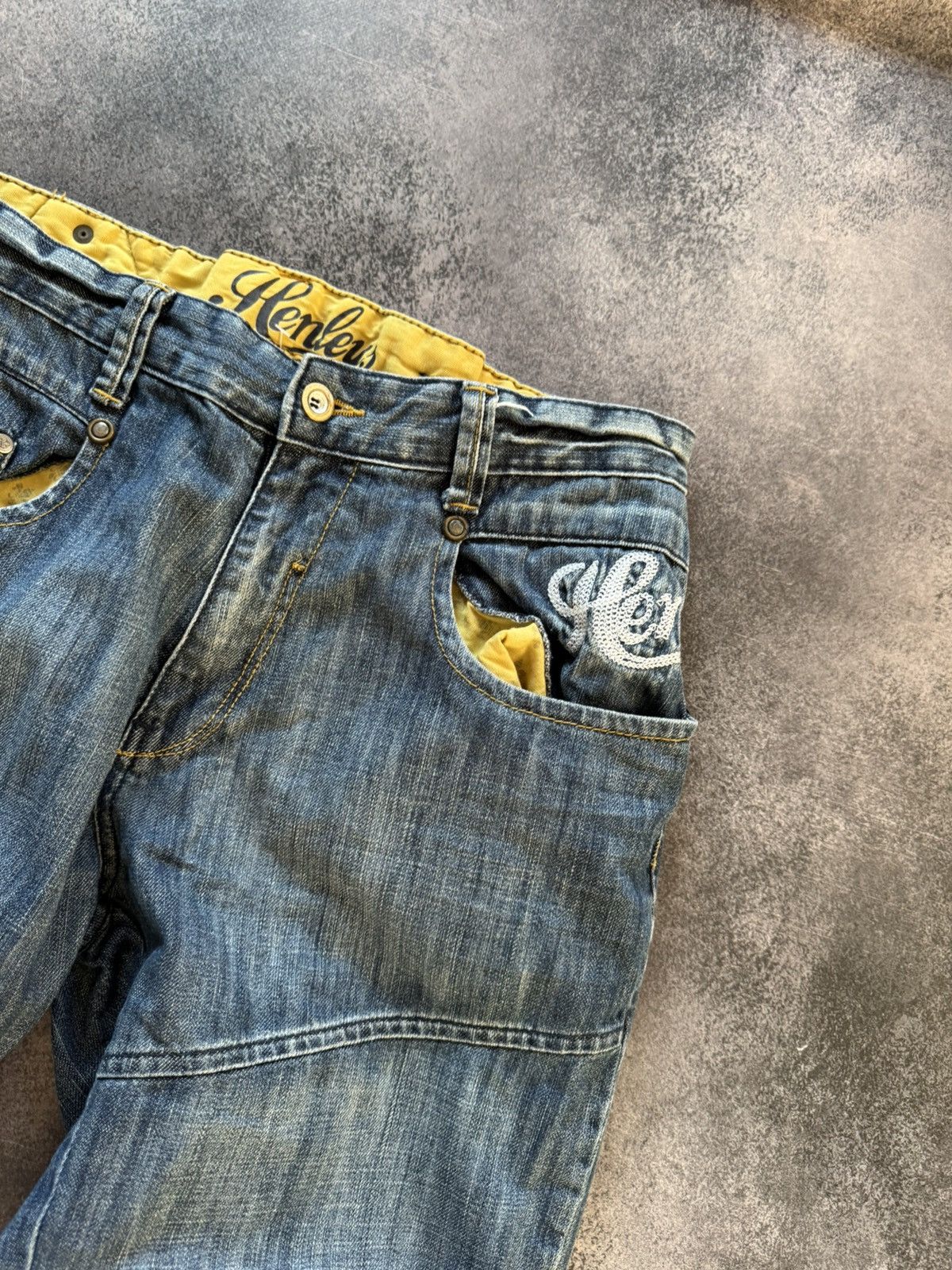 Hysteric Glamour Vintage Rick Owens Junya Watanabe Style Baggy Washed Jeans Size US 31 - 5 Thumbnail
