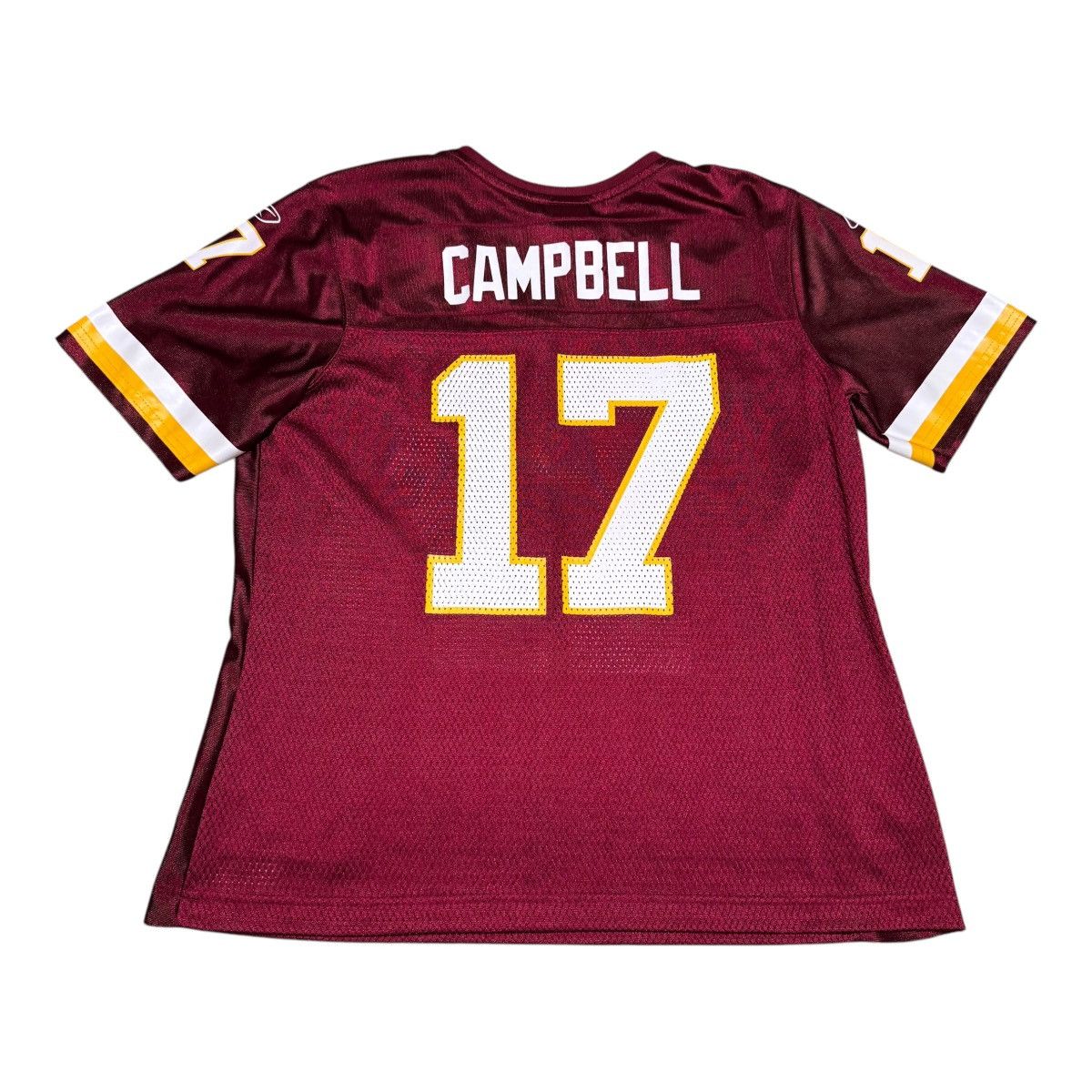 NFL Washington Redskins 17 Jason Campbell Jersey Women’s Large Size L / US 10 / IT 46 - 1 Thumbnail