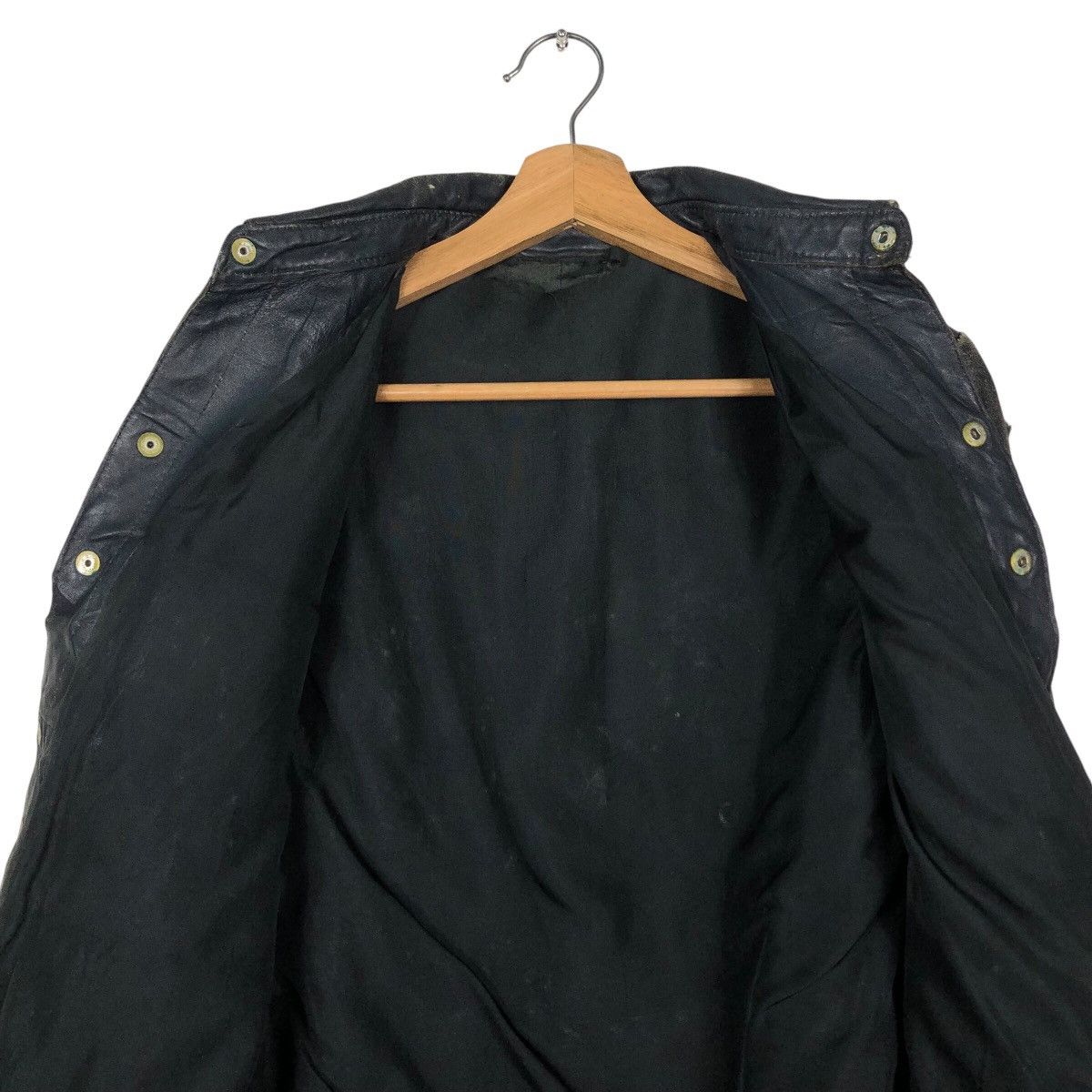 Japanese Brand 📌Unknown Brand Button Biker Leather Jacket 14th Addiction Size US M / EU 48-50 / 2 - 15 Thumbnail