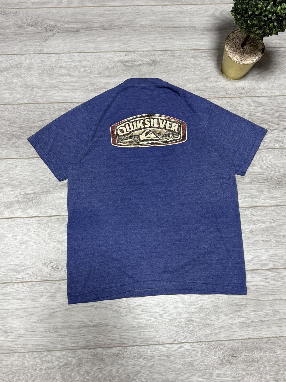 Quiksilver Quilsilver USA surf vintage tee shirt big print logo Size US M / EU 48-50 / 2 - 1 Thumbnail