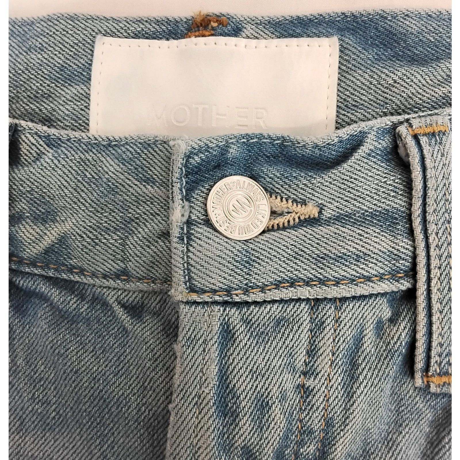 MOTHER Mother Hiker Hover Jeans Women's 26 Light Wash High Waist Size 26" / US 2 / IT 38 - 5 Thumbnail