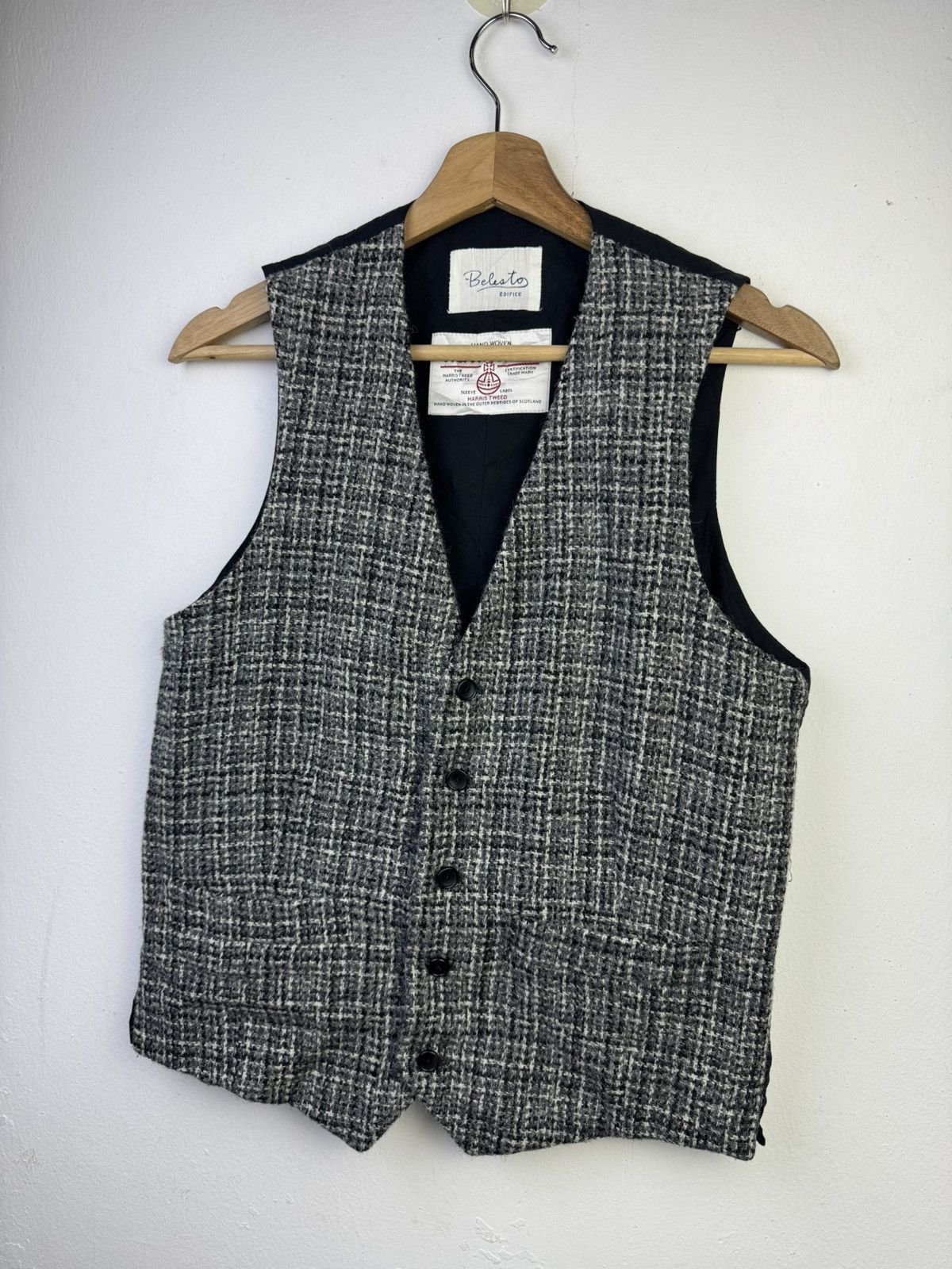 Harris Tweed Belesto for Edifice Harris Tweed wool vest Size US M / EU 48-50 / 2 - 3 Thumbnail