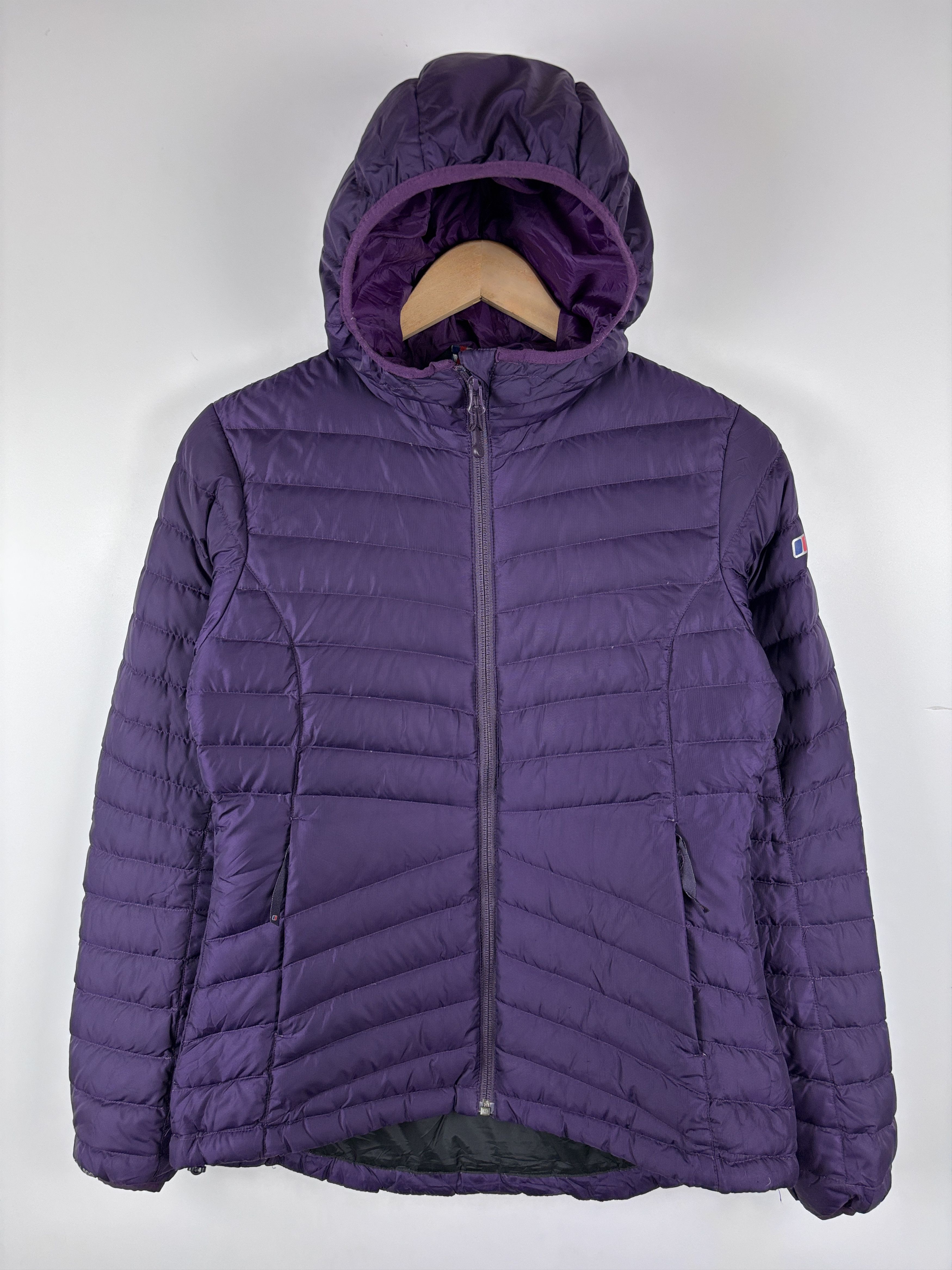 Berghaus Womens Berghaus Down 600 Quilted Jacket Purple Size 10 Size L / US 10 / IT 46 - 1 Thumbnail
