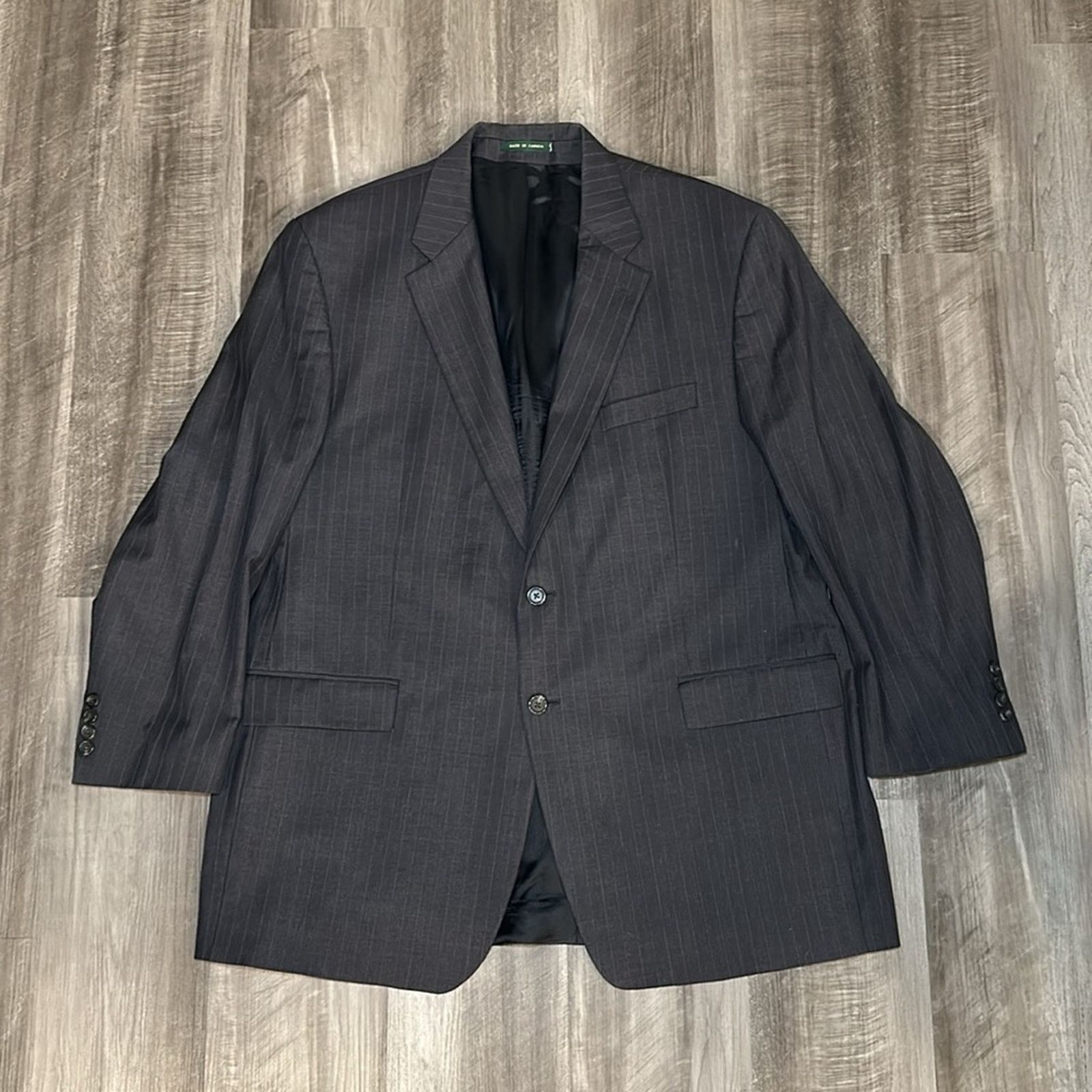 Lauren Ralph Lauren Lauren Ralph Lauren Wool Pinstripe Sport Coat - 48L Size 48L - 2 Thumbnail