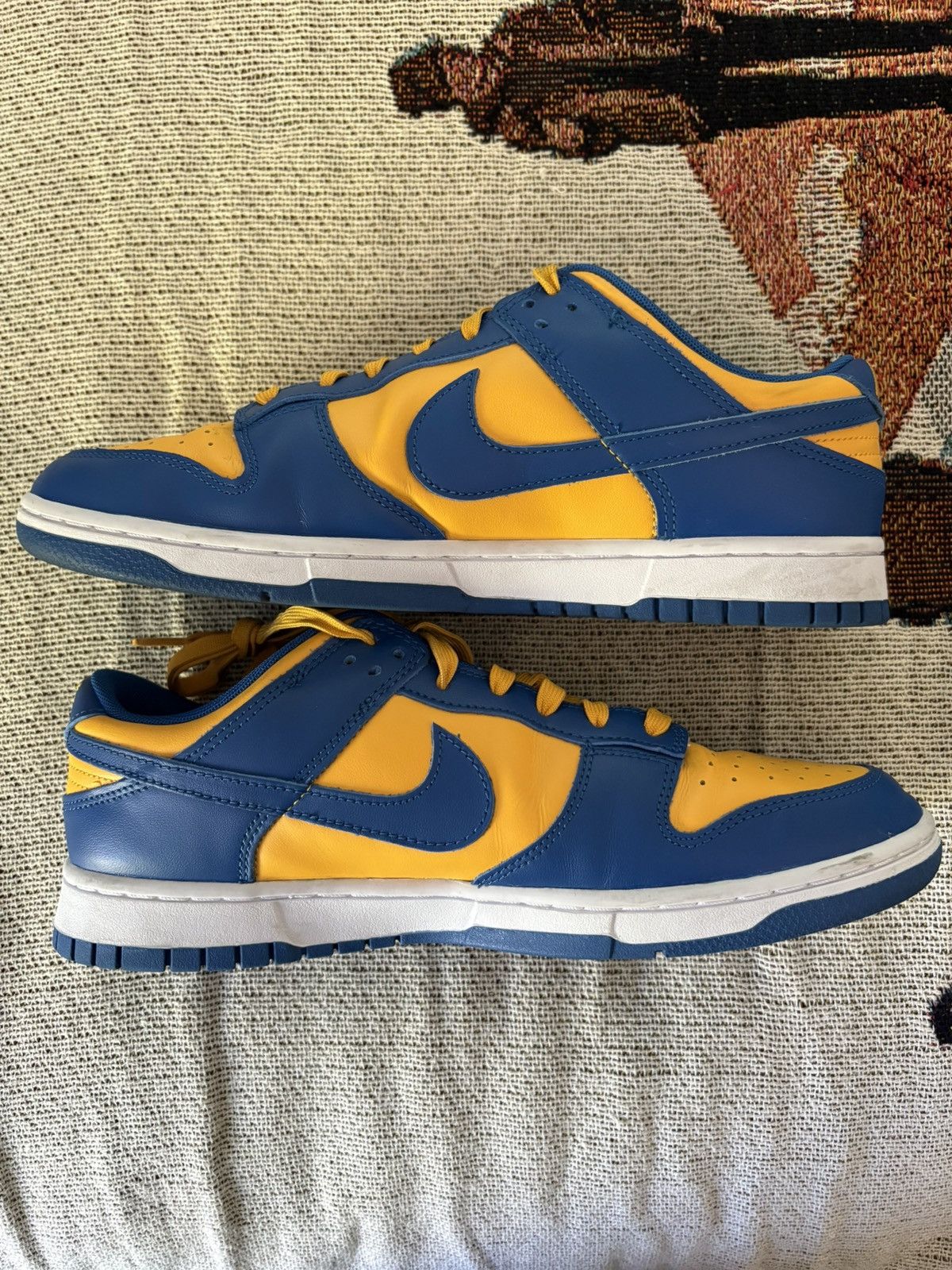 Nike Nike Dunk Low Blue Jay & University Gold (UCLA)(No Box) Size US 11 / EU 44 - 2 Thumbnail