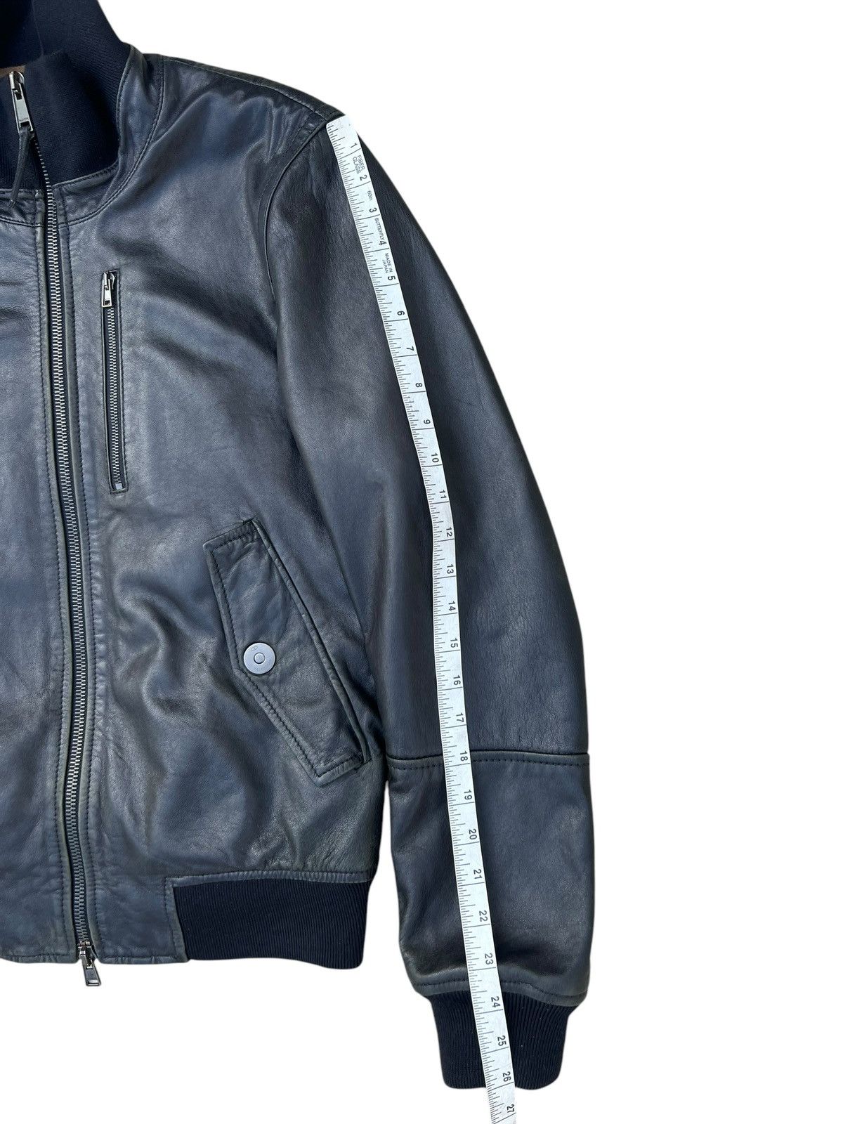 Valentino Valentino Patina Lambskin Leather Bomber Jacket Size US S / EU 44-46 / 1 - 3 Thumbnail