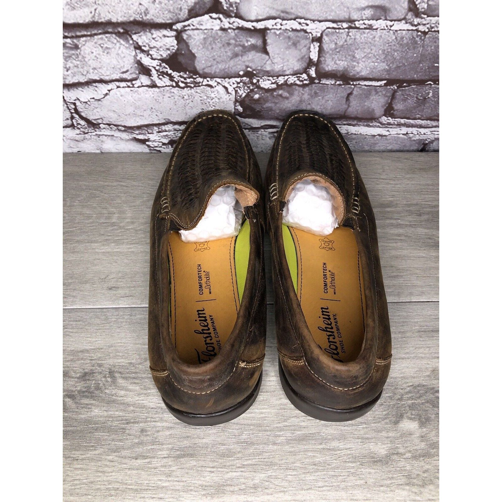 Florsheim Florsheim Brown Leather BasketWeaves Driving Shoes Men Sz 11 Size US 11 / EU 44 - 6 Thumbnail