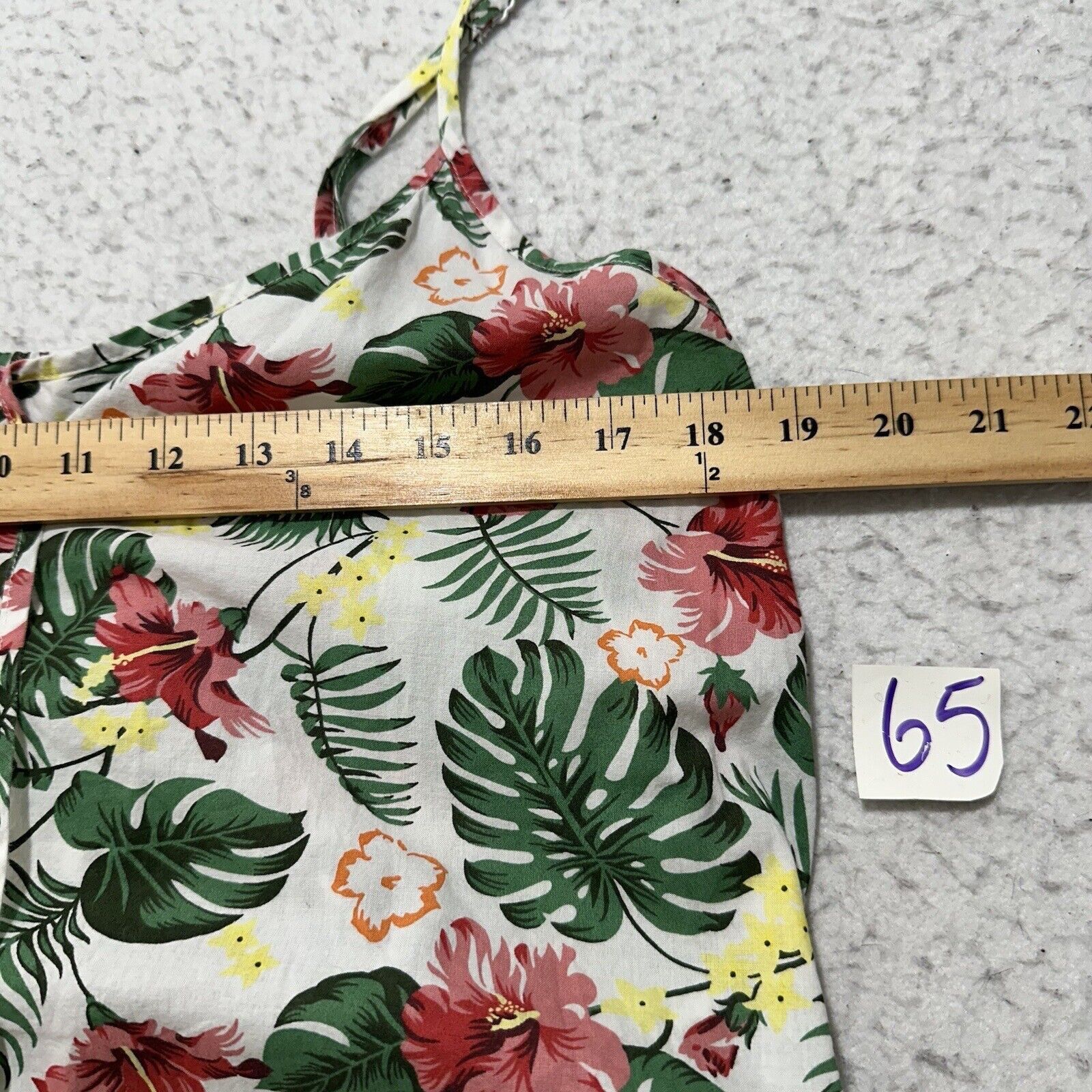 Isaac Mizrahi ISAAC Mizrahi Women's Large Pajama Top Tropical Floral Print Size L / US 10 / IT 46 - 5 Thumbnail