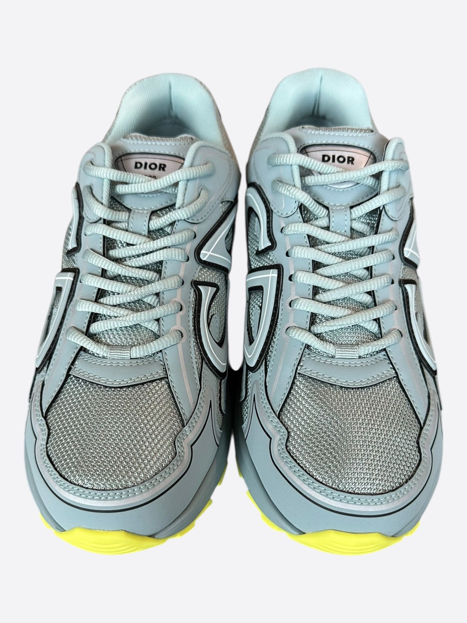 Dior Dior Blue & Yellow B30 Sneakers Size US 9 / EU 42 - 2 Thumbnail