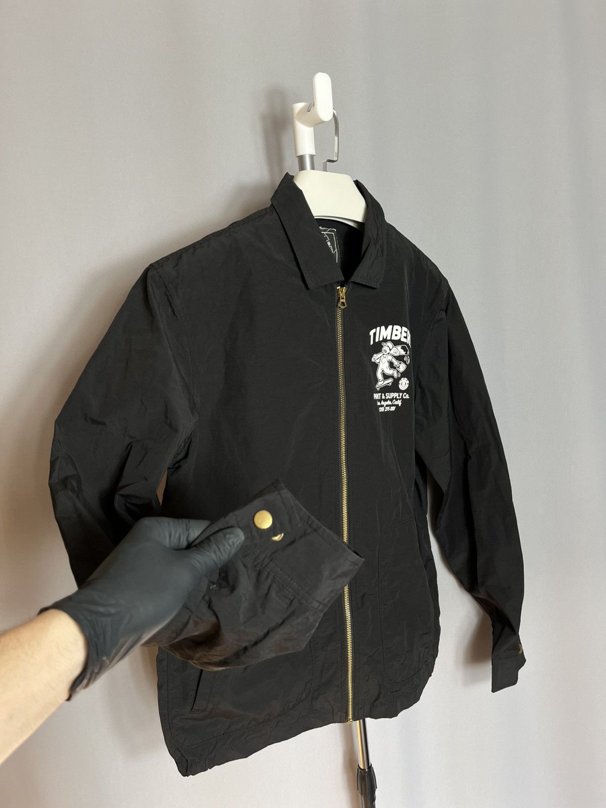 Element ELEMENT × TIMBER! SPILT PAINT MENS JACKET BLACK ZIP Size US L / EU 52-54 / 3 - 7 Thumbnail
