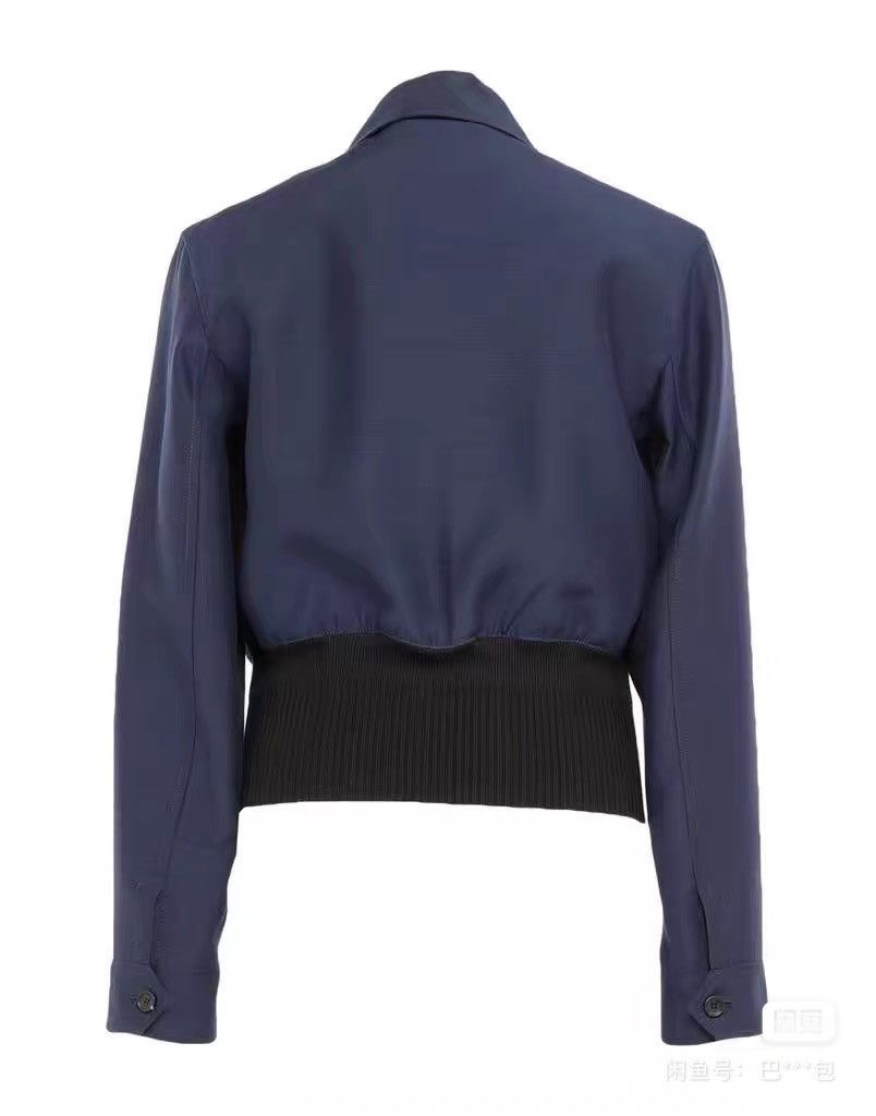 Lanvin lanvin wool silk bomber Size US M / EU 48-50 / 2 - 2 Thumbnail