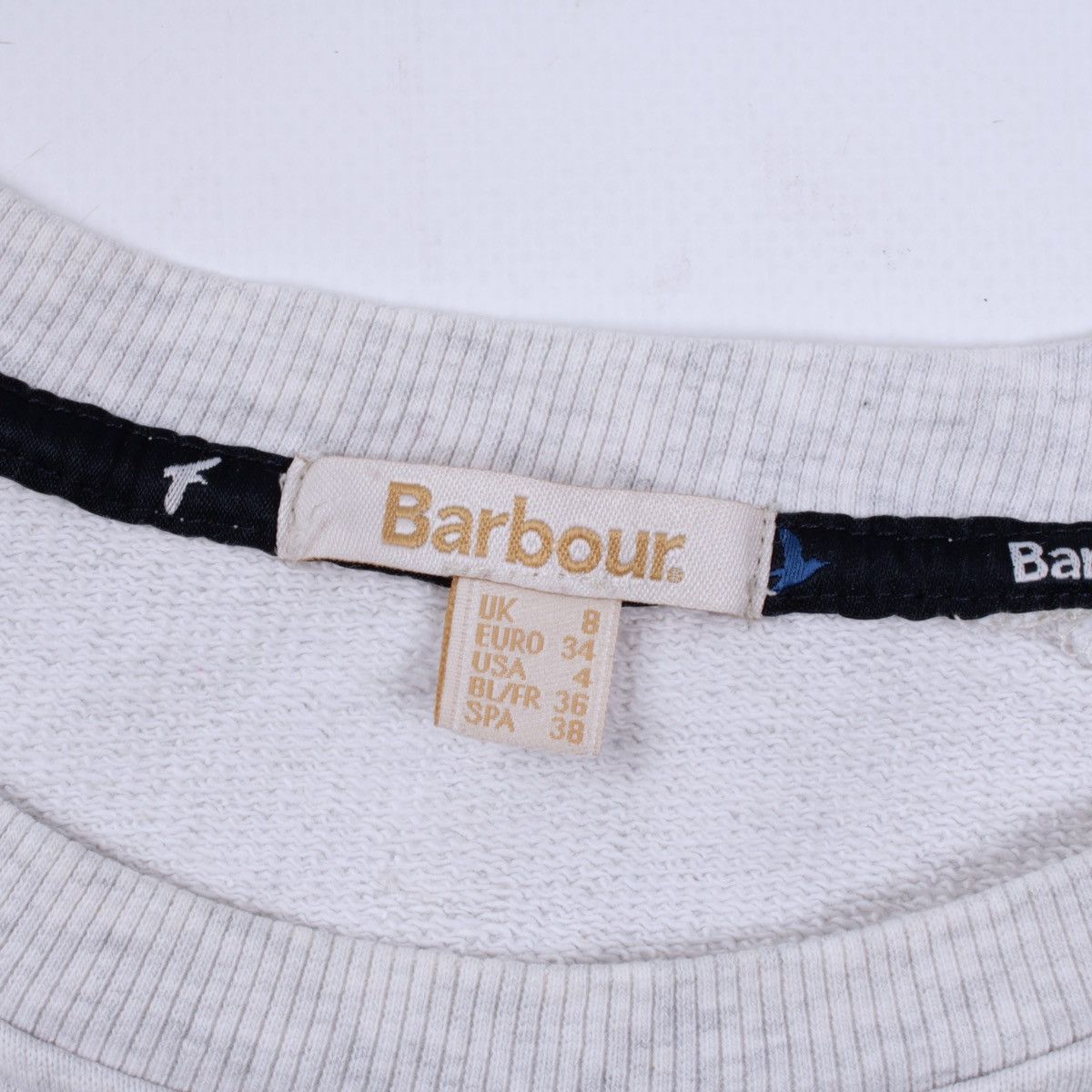 Barbour BARBOUR Langstone Bird Printed Gray Sweatshirt Size S / US 4 / IT 40 - 15 Thumbnail