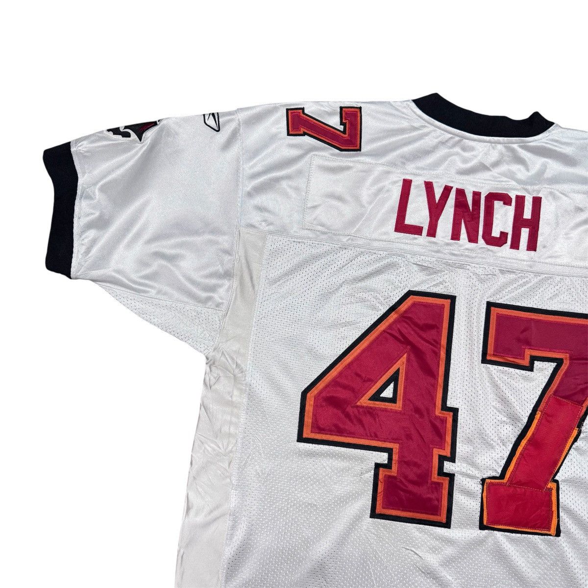 NFL John Lynch Reebok Tampa Bay Buccaneers Jersey 2002 On Field Size US XXL / EU 58 / 5 - 8 Thumbnail