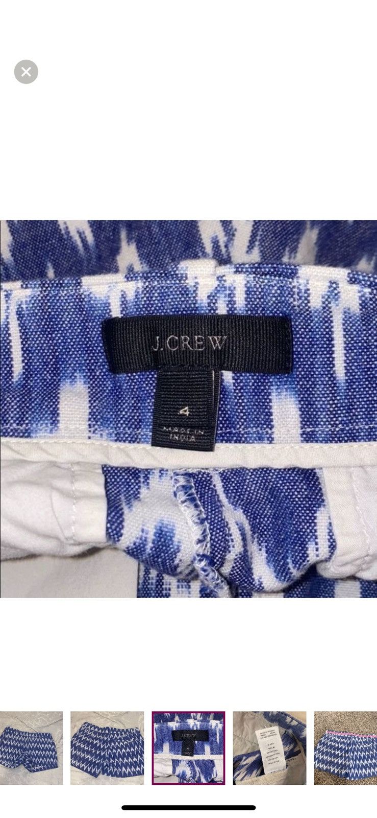 J.Crew J.crew zig zag ikat shorts size 4 Size 27" / US 4 / IT 40 - 5 Thumbnail