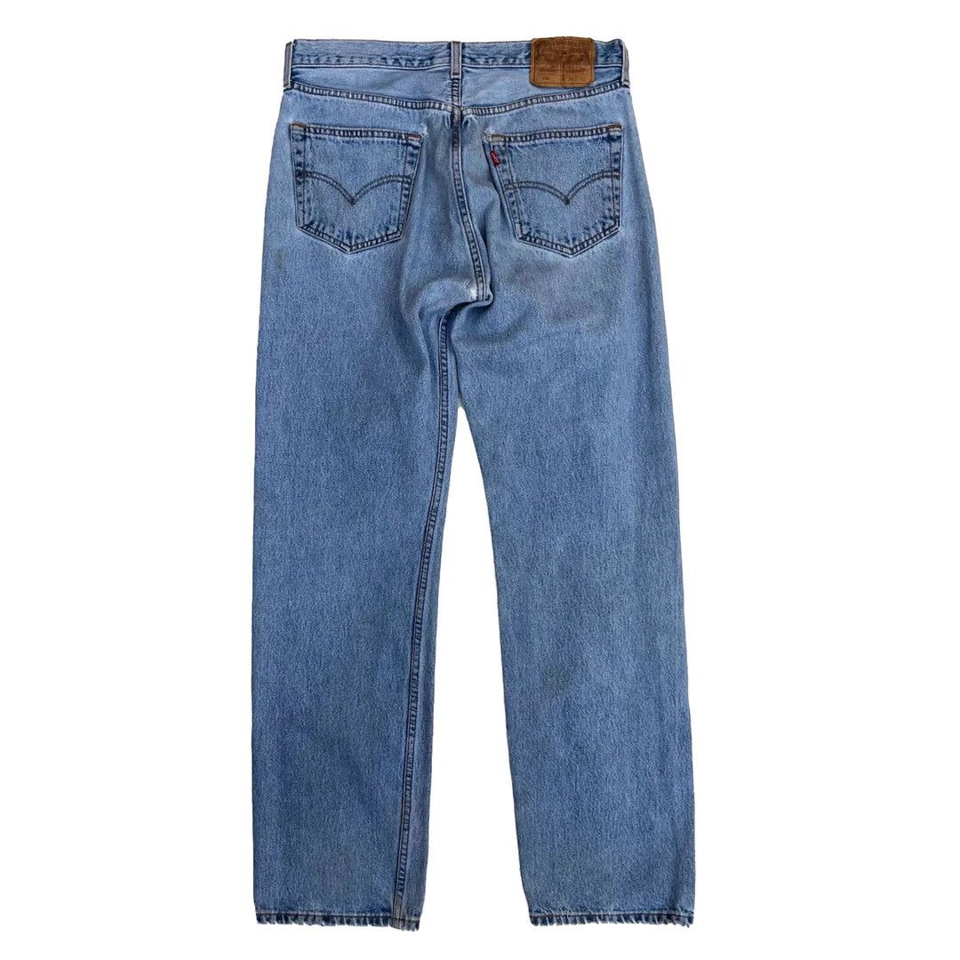 Levi's × Vintage Levi’s 501 1993 90s Vintage Blue Denim W32 L30 Jeans Pants Size US 32 / EU 48 - 2 Thumbnail