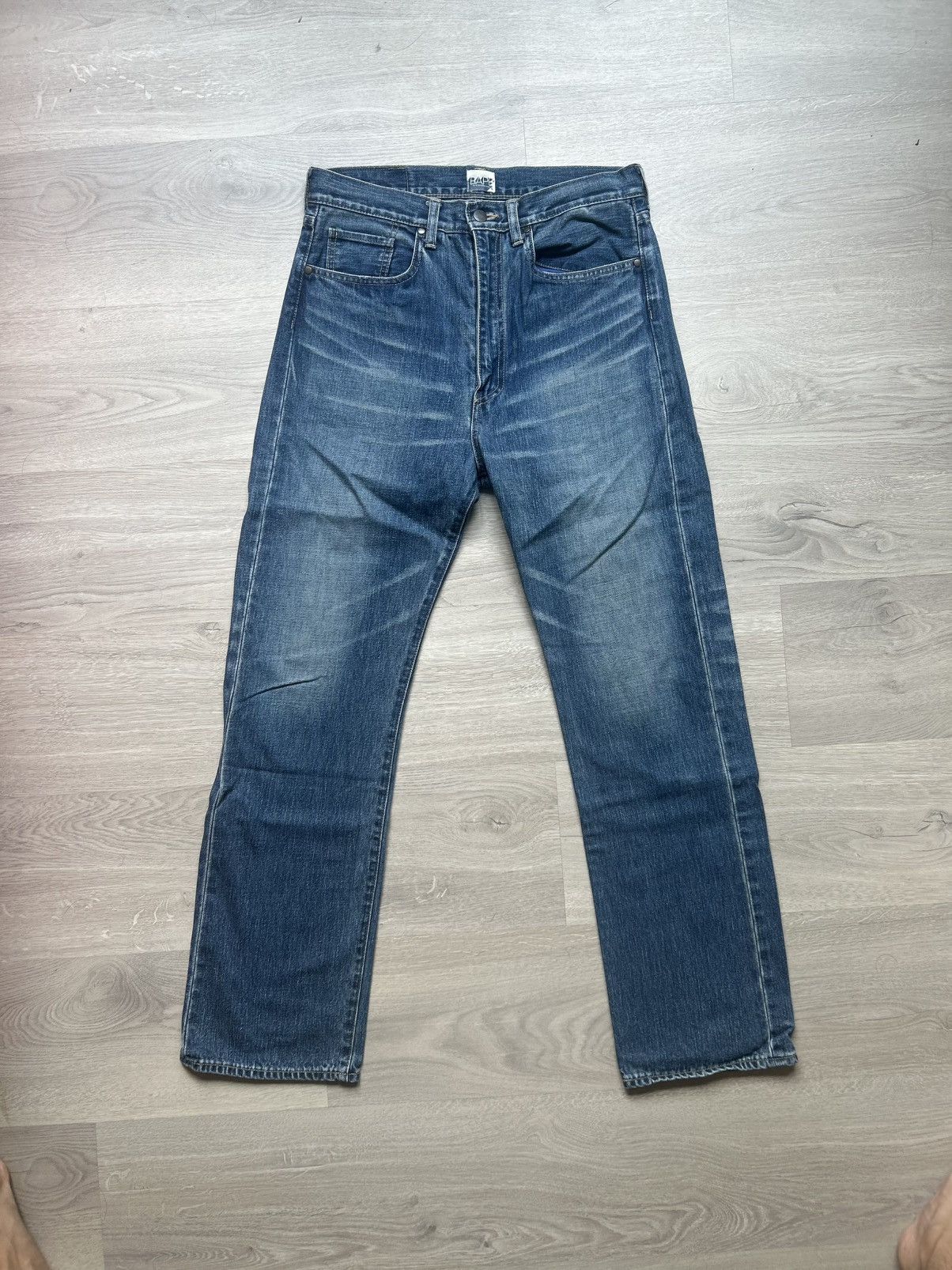 Bape Bape Denim ‘Ape Shall Never Kill Ape ‘ Spell Out [Size S] Size US 32 / EU 48 - 3 Thumbnail