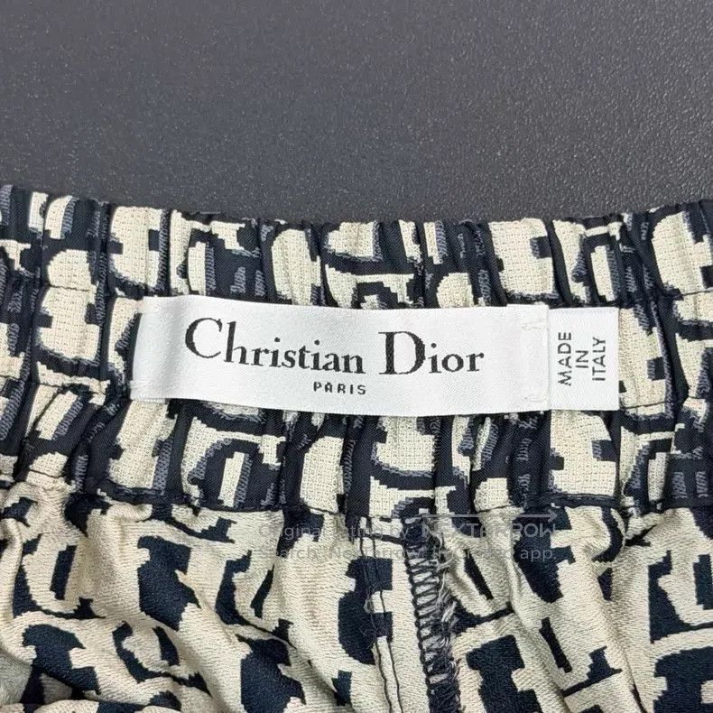 Dior Dior Dark blue old flower full print shorts Size 27" / US 4 / IT 40 - 5 Thumbnail