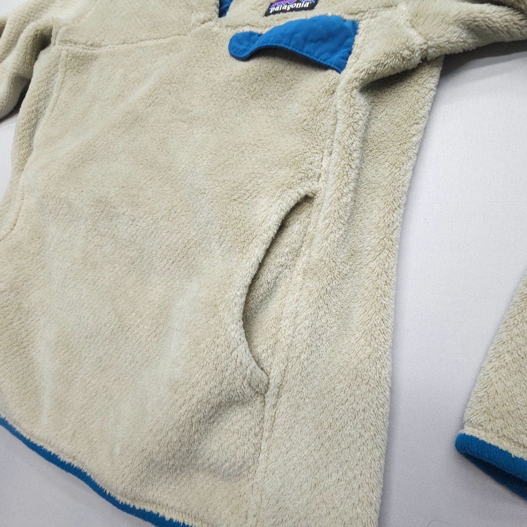 Patagonia Patagonia Re-Tool Snap-T Pullover Jacket Womens Small Fleece Ivory Logo Lightweight Mid-Length/Regular Fit Shirt Style Outdoor Size L / US 10 / IT 46 - 6 Thumbnail
