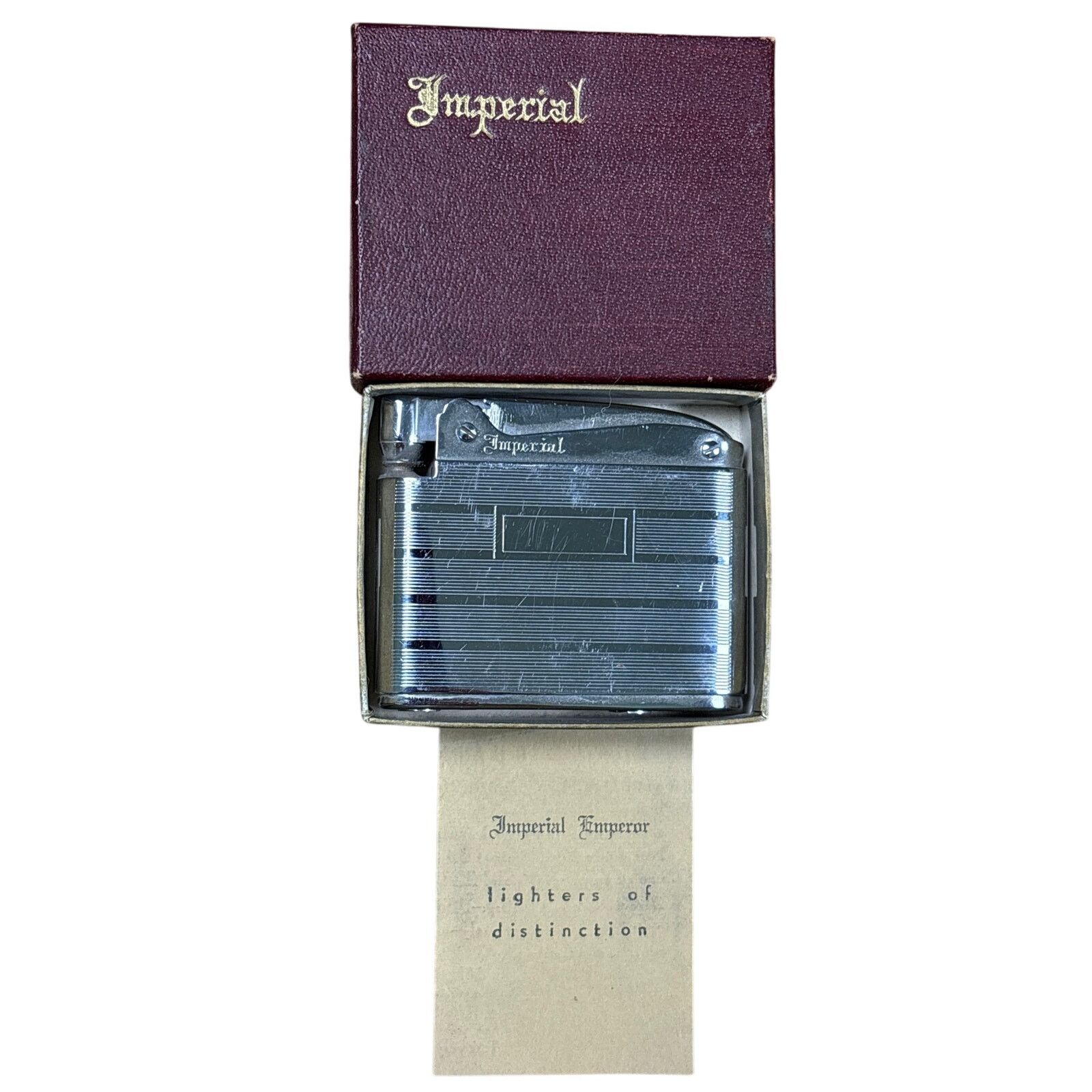 Imperial CIB Vintage MidCentury Imperial Emperor Cigarette Lighter Size ONE SIZE - 1 Thumbnail