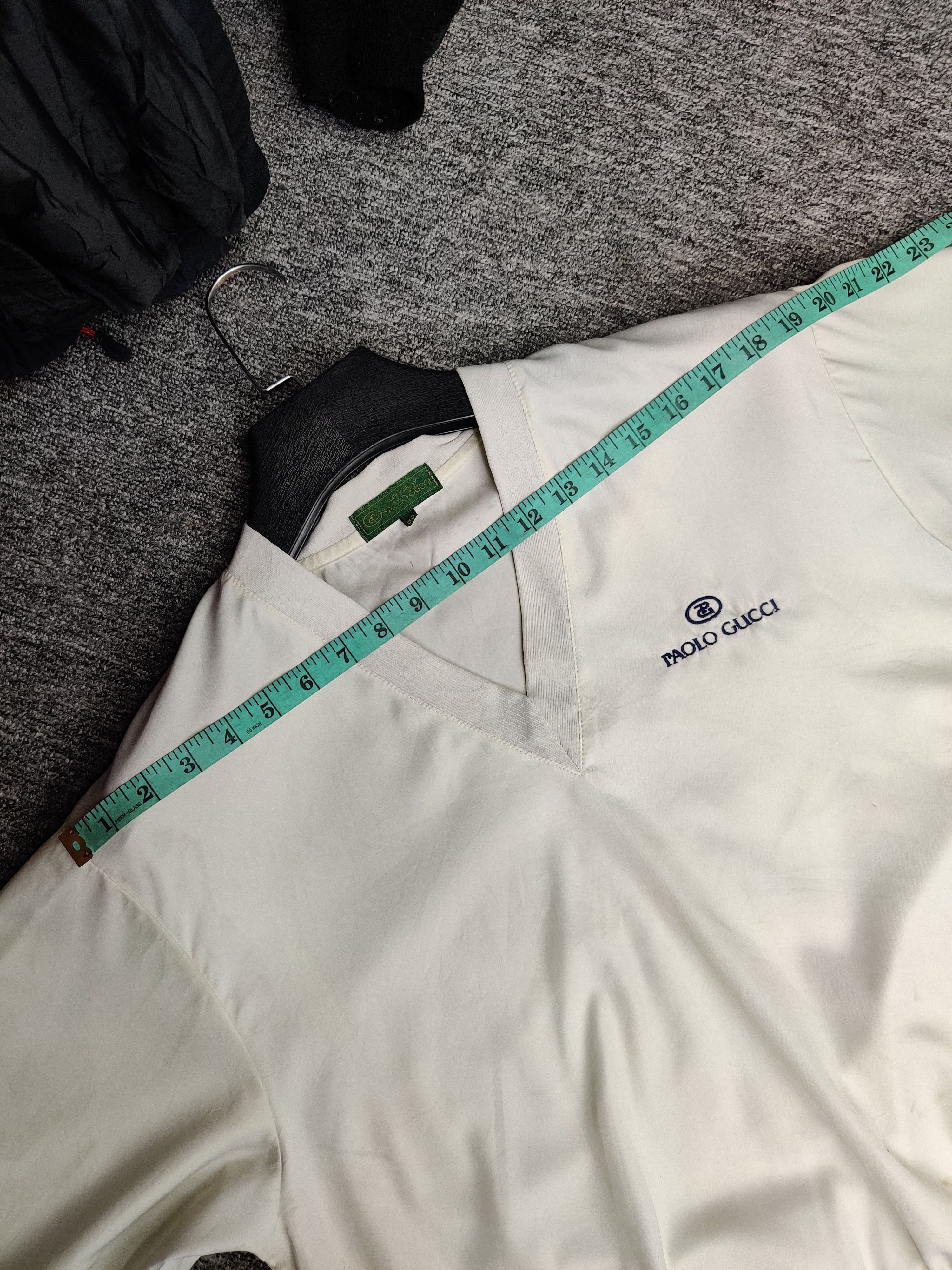 Paolo Gucci Vintage Paolo Gucci V Neck Windbreaker Jacket Size US L / EU 52-54 / 3 - 18 Thumbnail