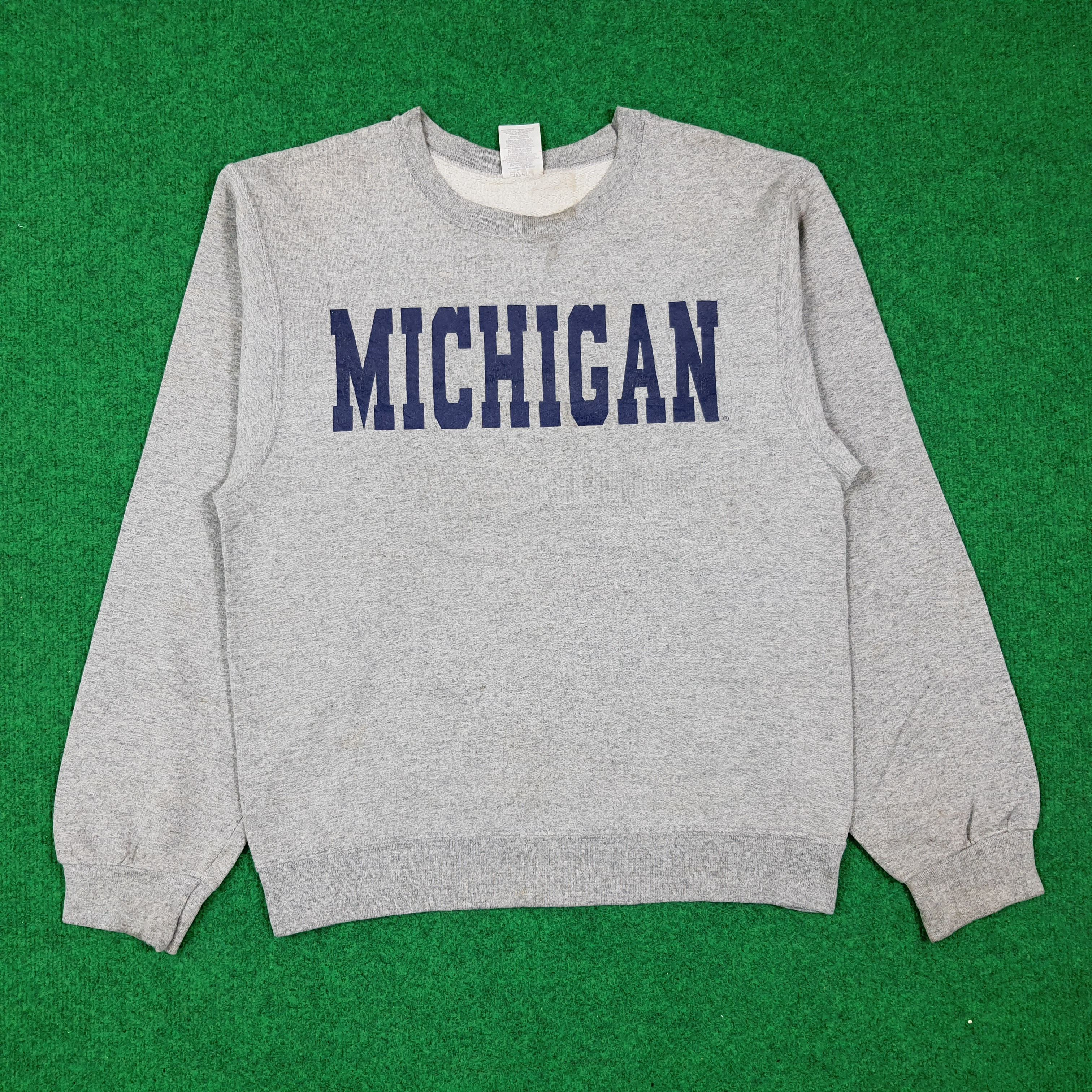Jerzees Vintage Michigan University Sweatshirt Pullover C278N7 Size US S / EU 44-46 / 1 - 1 Thumbnail