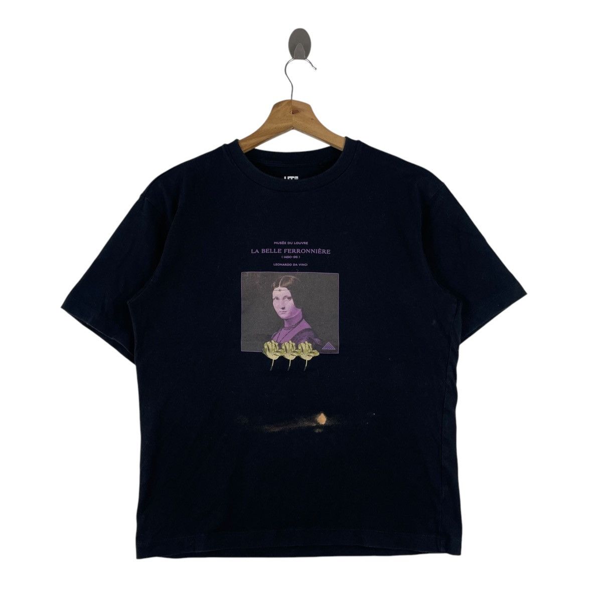 Japanese Brand × Vintage La Belle Ferronnière Louvre Potrait Art Tee Shirt Painting Size US M / EU 48-50 / 2 - 1 Thumbnail