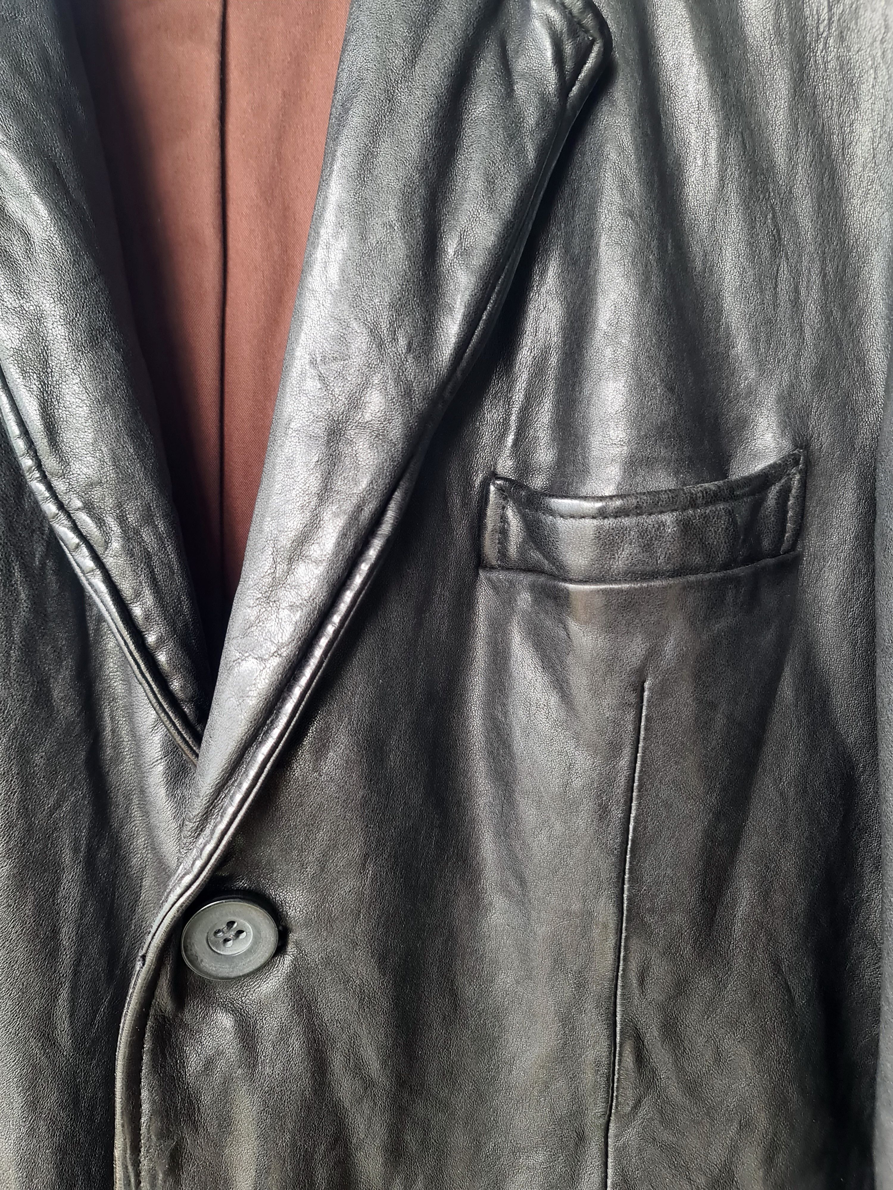 Italian Designers D&G Leather Jacket or Leather Blazer Size US L / EU 52-54 / 3 - 5 Thumbnail