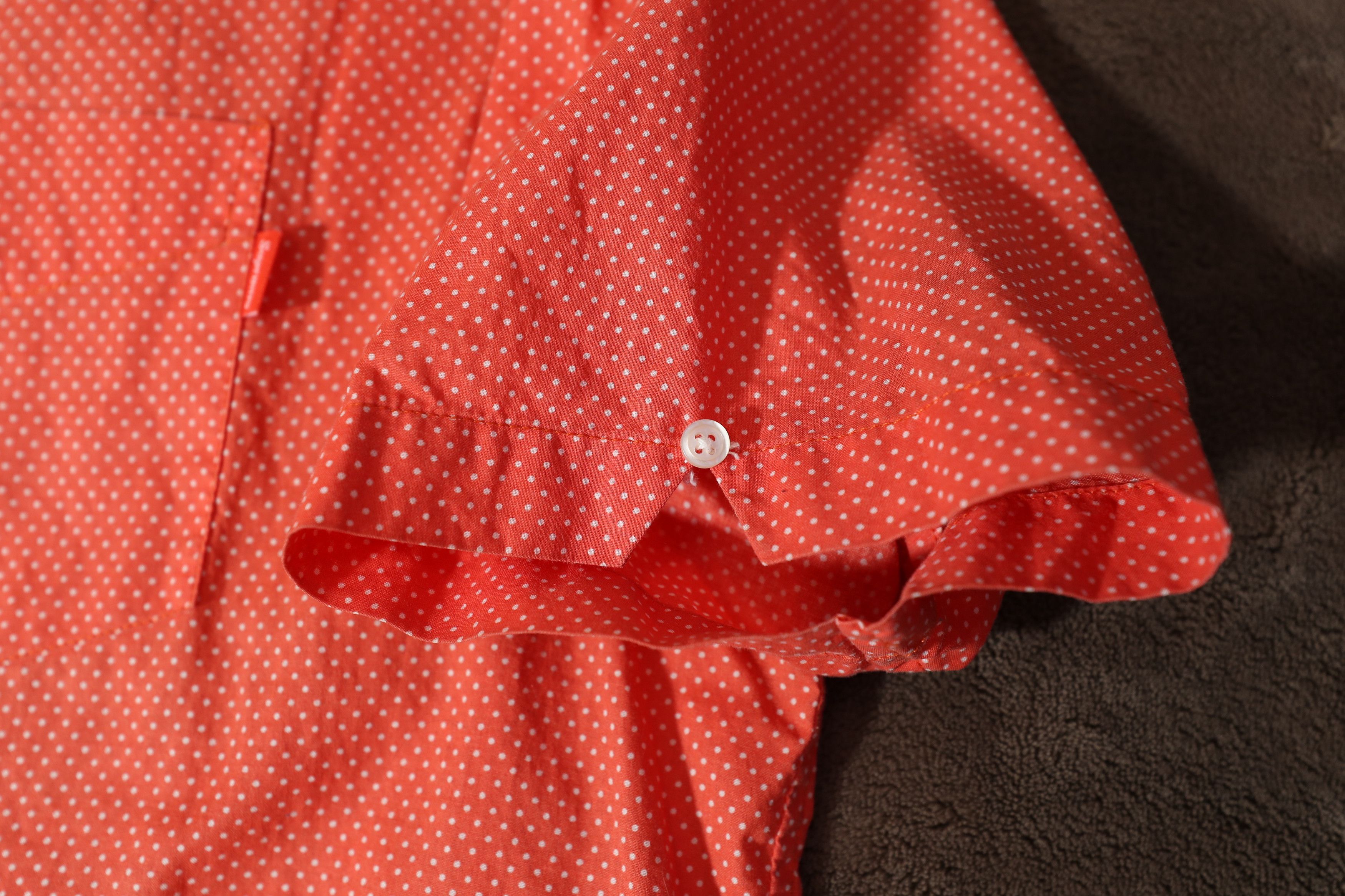 Supreme Supreme Salmon Polkadot Short Sleeve Buttondown (XL) Size US XL / EU 56 / 4 - 8 Thumbnail