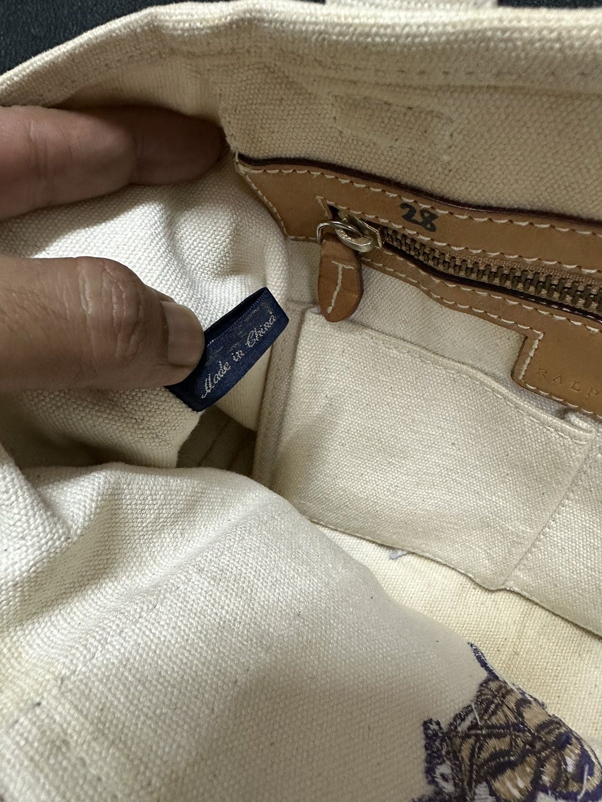 Polo Ralph Lauren Vintage Polo big pony canvas tote bag Size ONE SIZE - 4 Thumbnail