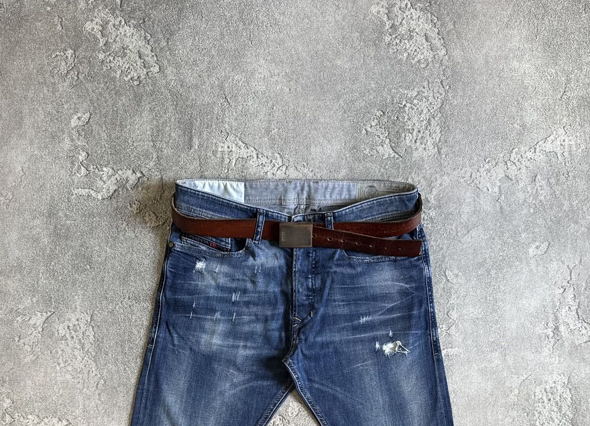 Hugo Boss Hugo boss brown leather belt retro vintage metal logo casual Size ONE SIZE - 1 Thumbnail