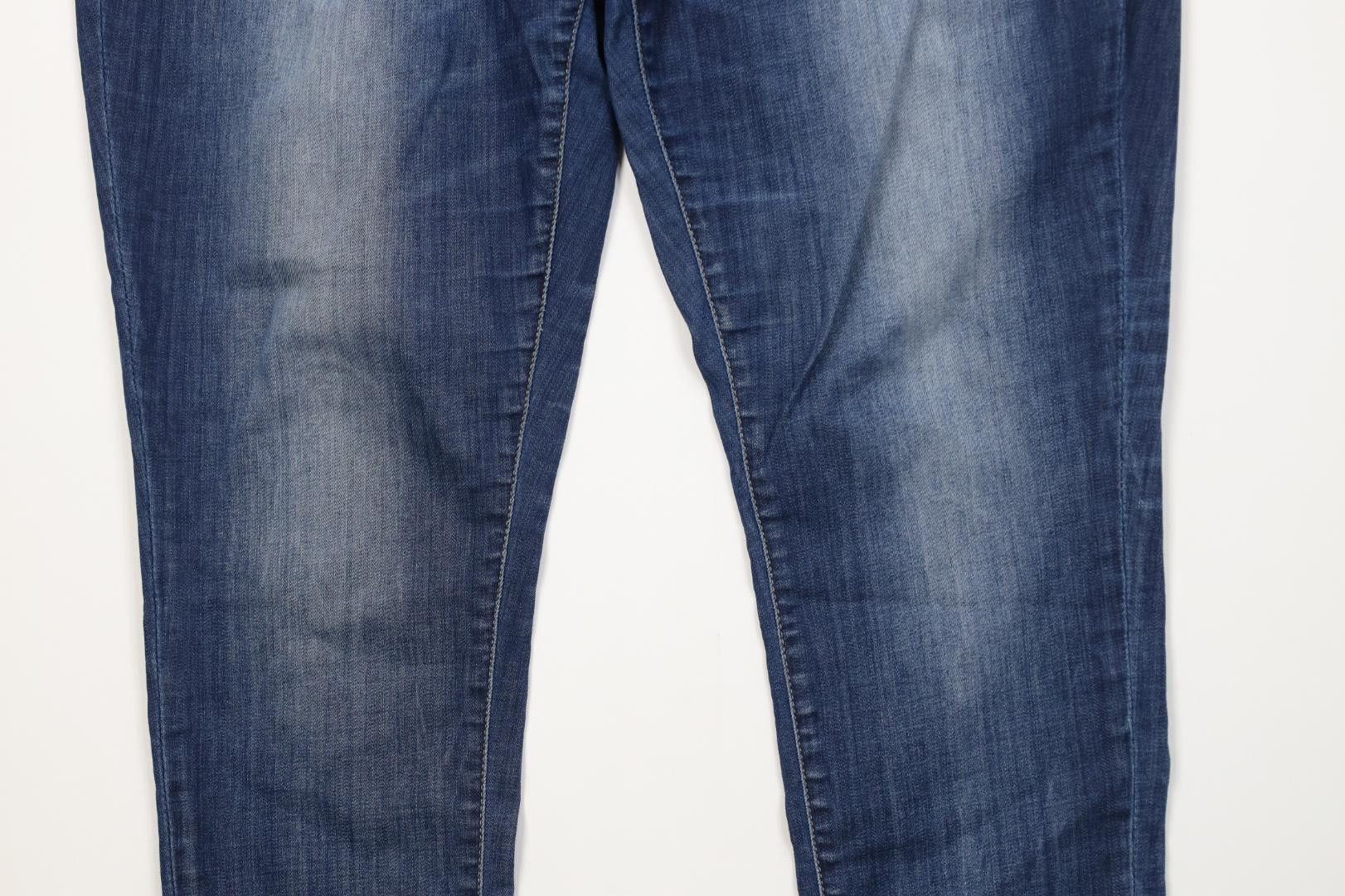 Vintage Buckle Black Fit No 76 Stretch Skinny Leg Denim Jeans Blue Size US 36 / EU 52 - 3 Thumbnail