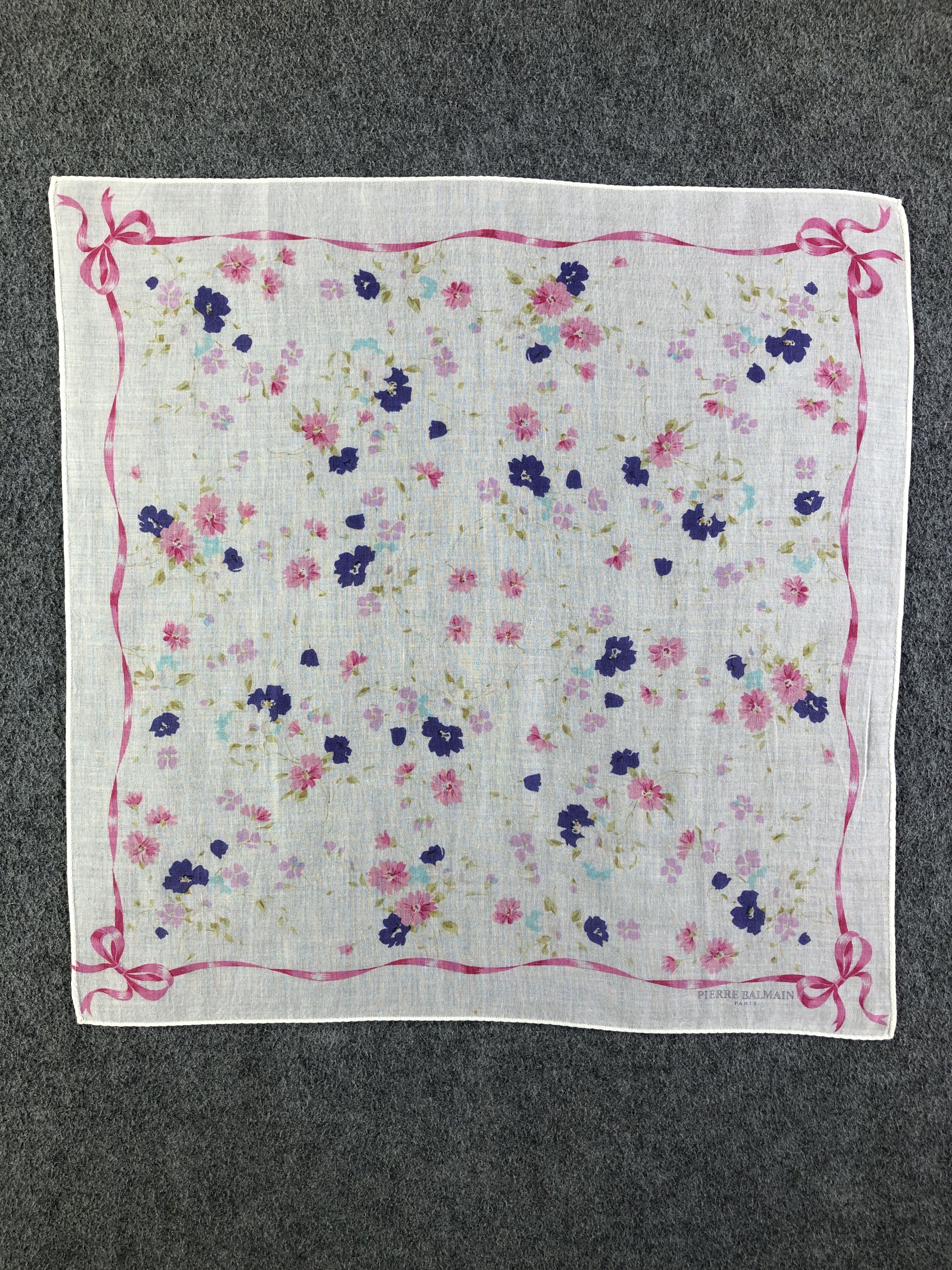 Pierre Balmain Pierre Balmain Handkerchief / Bandana / Neckerchief C353 Size ONE SIZE - 4 Thumbnail