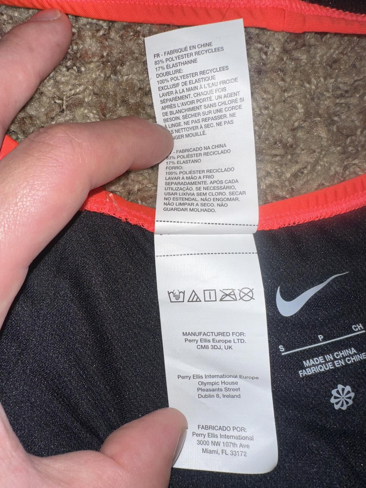 Nike Women's Nike Sneakerkini One Piece Swimsuit High Rise Size ONE SIZE - 7 Thumbnail