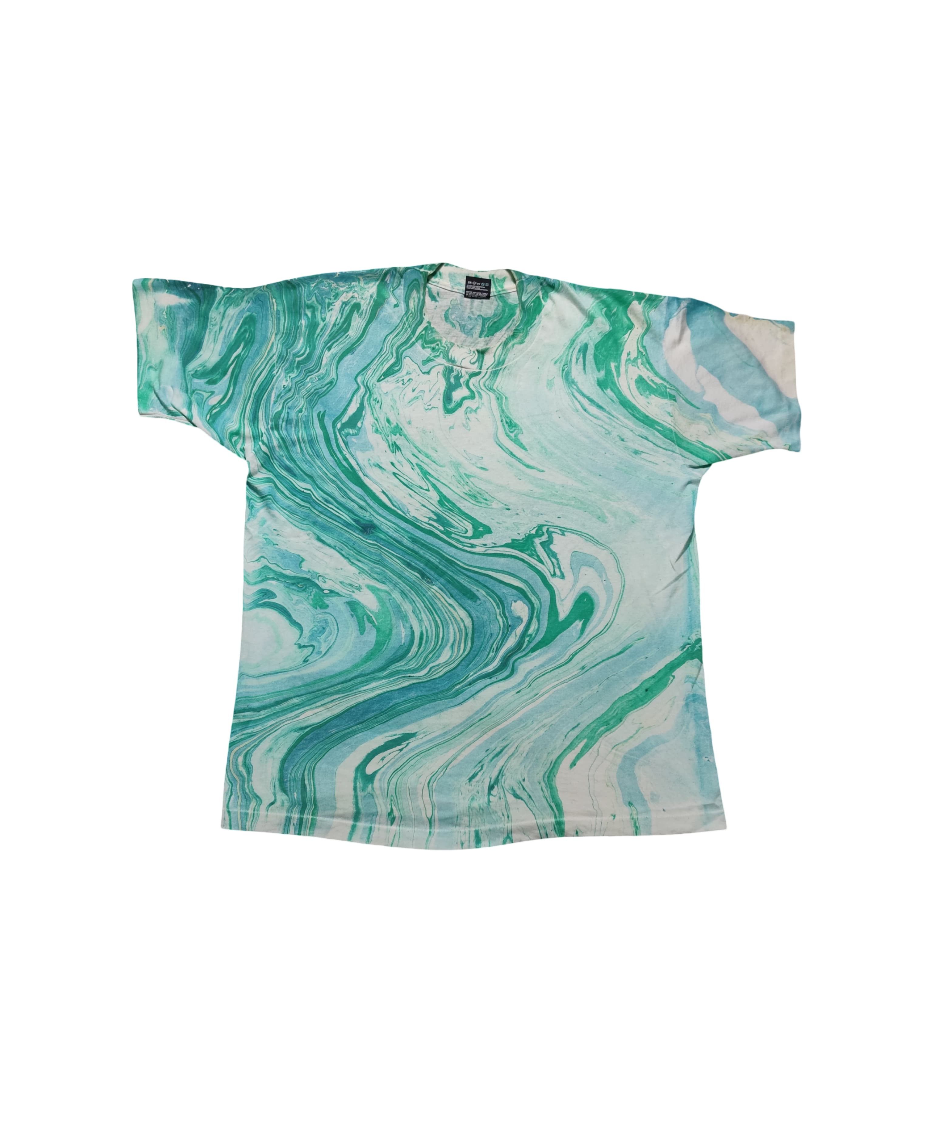 Vintage VIntage Tie Dye 90s Size US XL / EU 56 / 4 - 2 Thumbnail