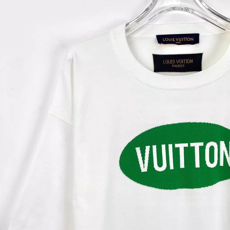 Louis Vuitton Louis Vuitton White Cotton Logo T -2505 Size M / US 6-8 / IT 42-44 - 3 Thumbnail