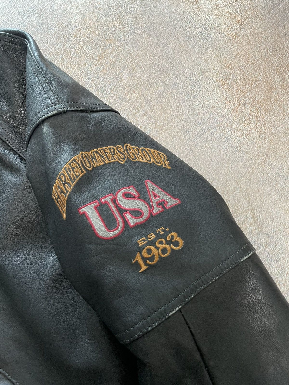 Harley Davidson Harley Davidson USA Harley Owners Group Leather Jacket Size M / US 6-8 / IT 42-44 - 8 Thumbnail