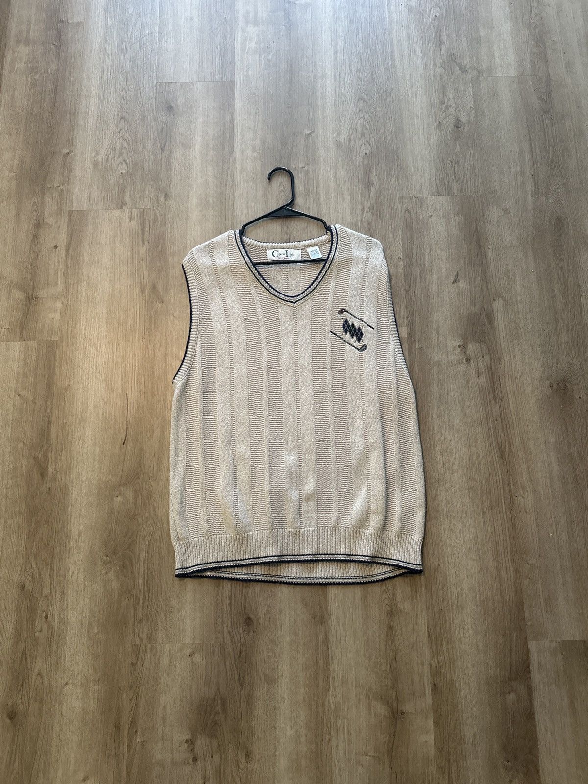 Other × Vintage KNITTED SWEATER VEST Size US M / EU 48-50 / 2 - 1 Thumbnail