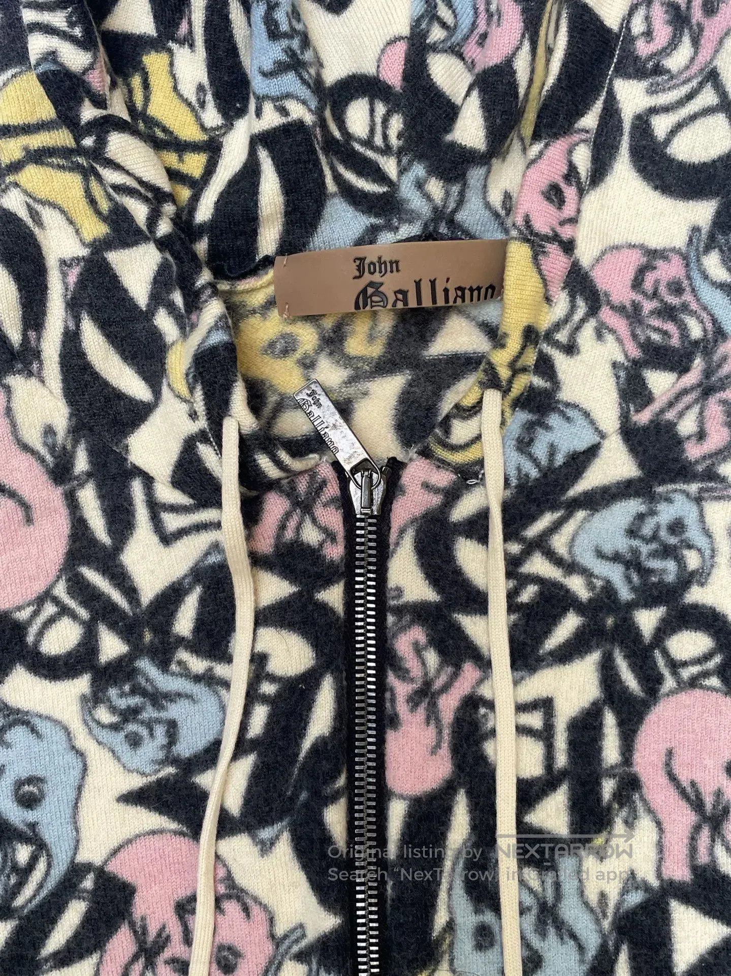 John Galliano John Galliano Elephant Knit Hoodie. Size US M / EU 48-50 / 2 - 3 Thumbnail