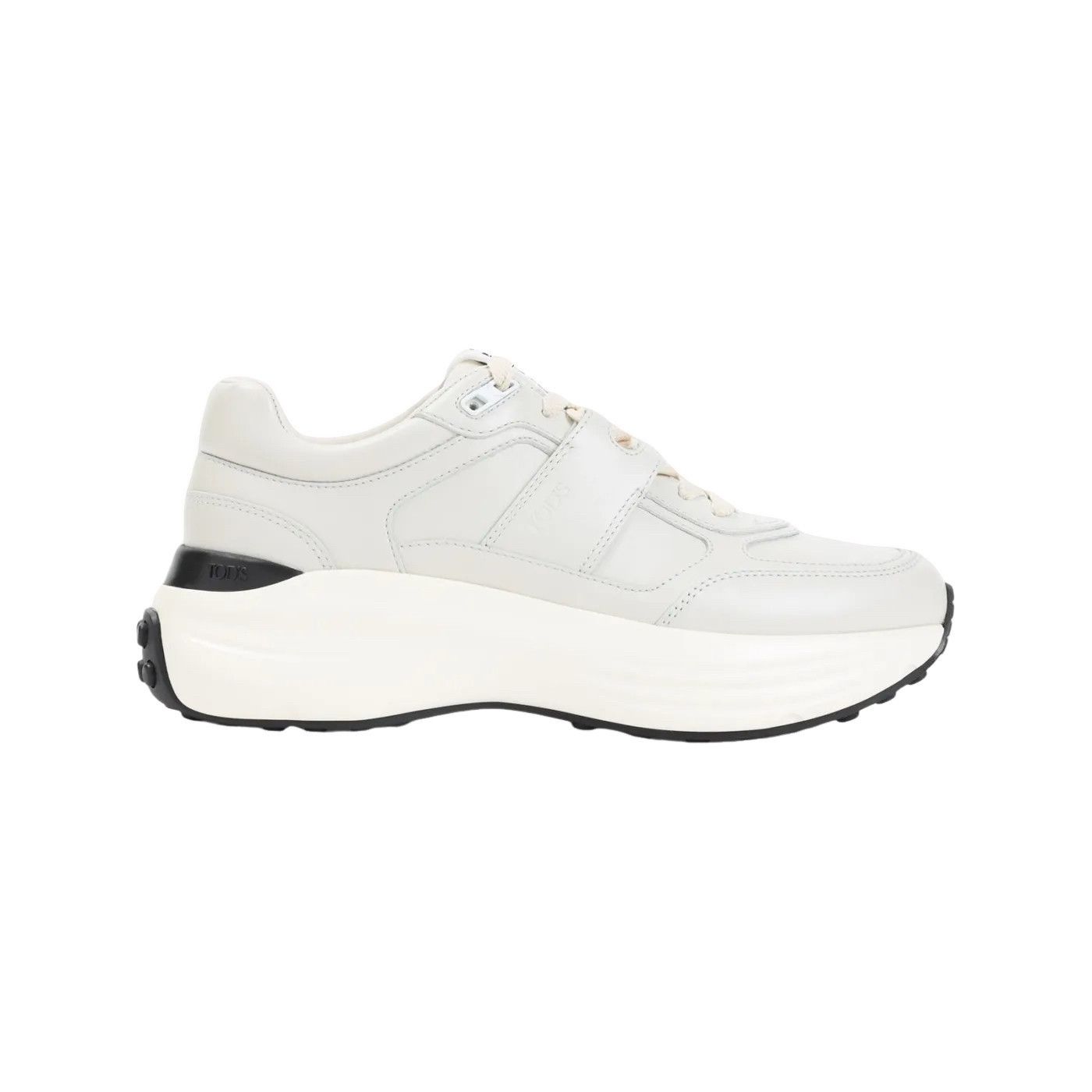 TOD'S White Leather Sneakers New And Authentic (Women's size
