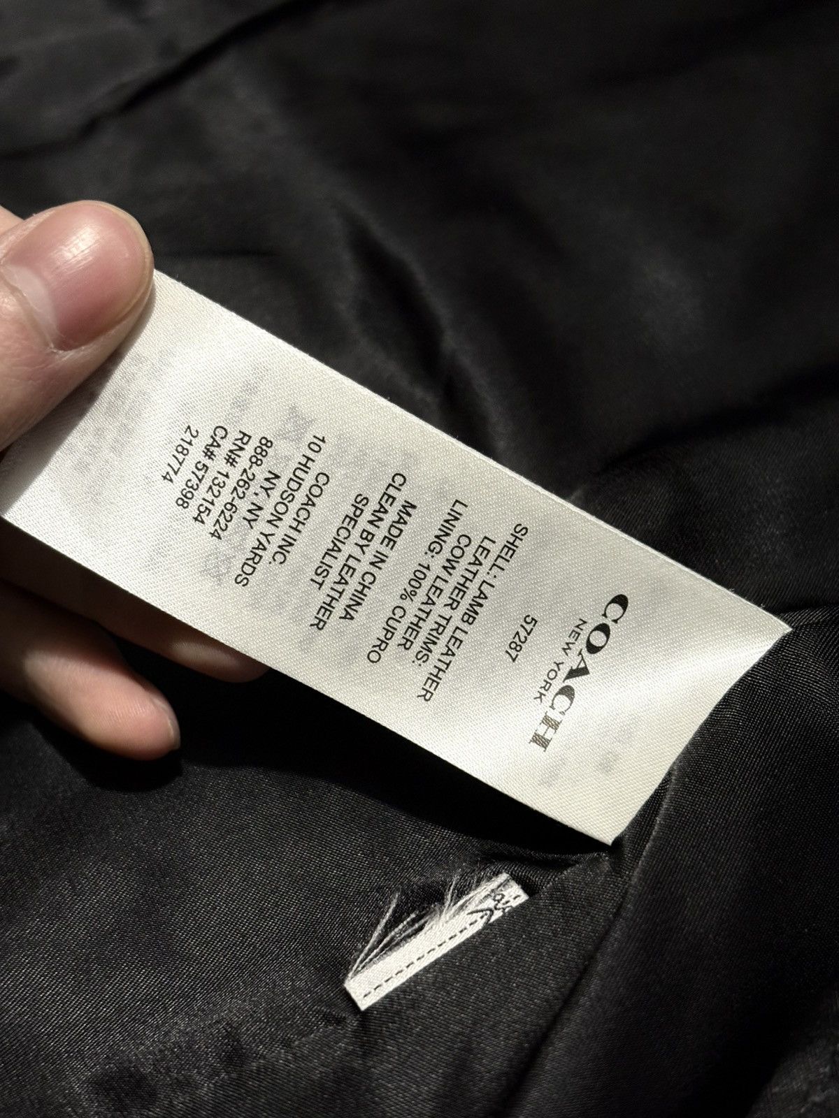 Coach 48 Coach Lambskin leather jacket 5 zip motorcycle biker vtg Size US M / EU 48-50 / 2 - 12 Thumbnail