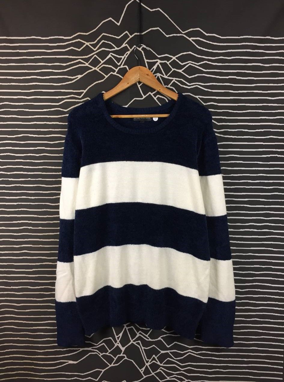 In The Attic In The Attic Homme Nautical Stripe Crewneck Knit Sweater Size US XL / EU 56 / 4 - 2 Thumbnail