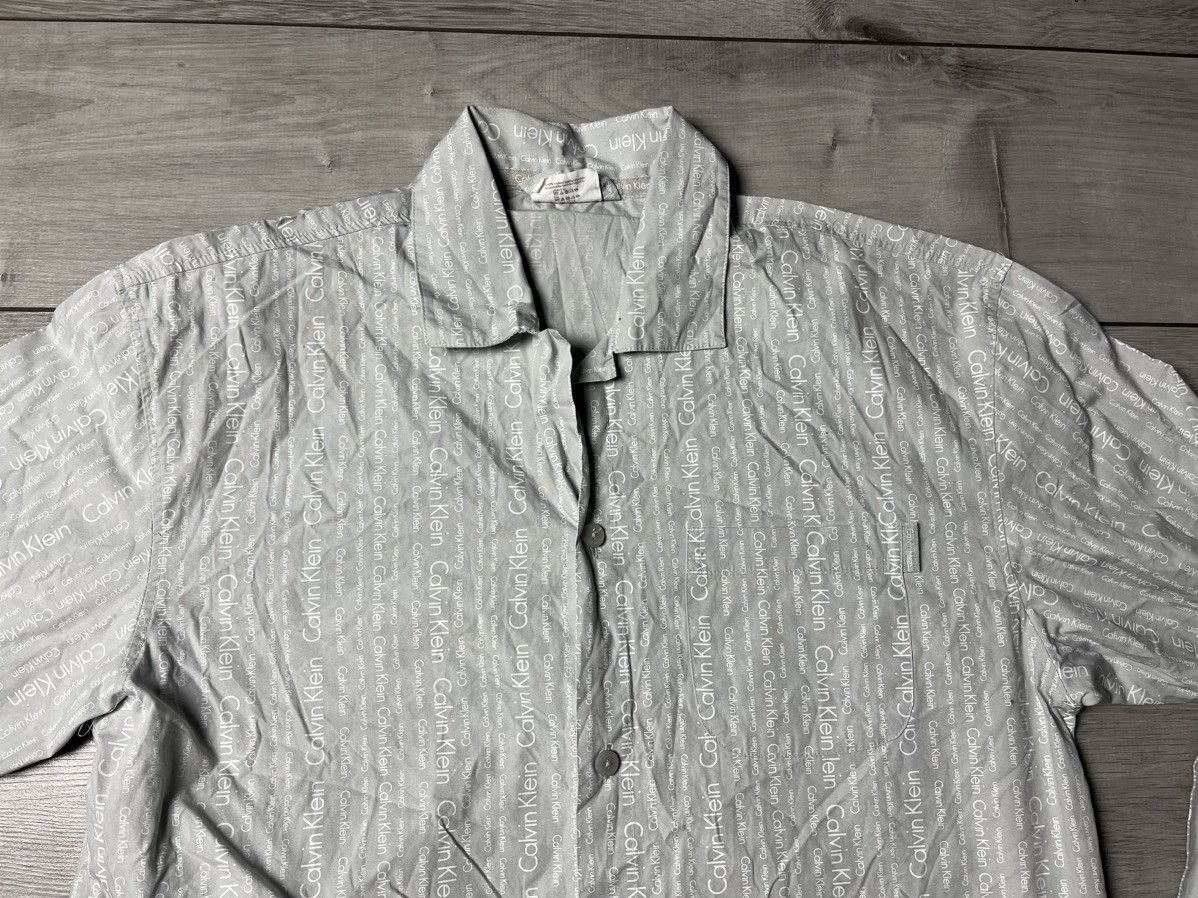 Calvin Klein Calvin Klein pajama shirt monogram shirt size Medium Size US M / EU 48-50 / 2 - 3 Thumbnail