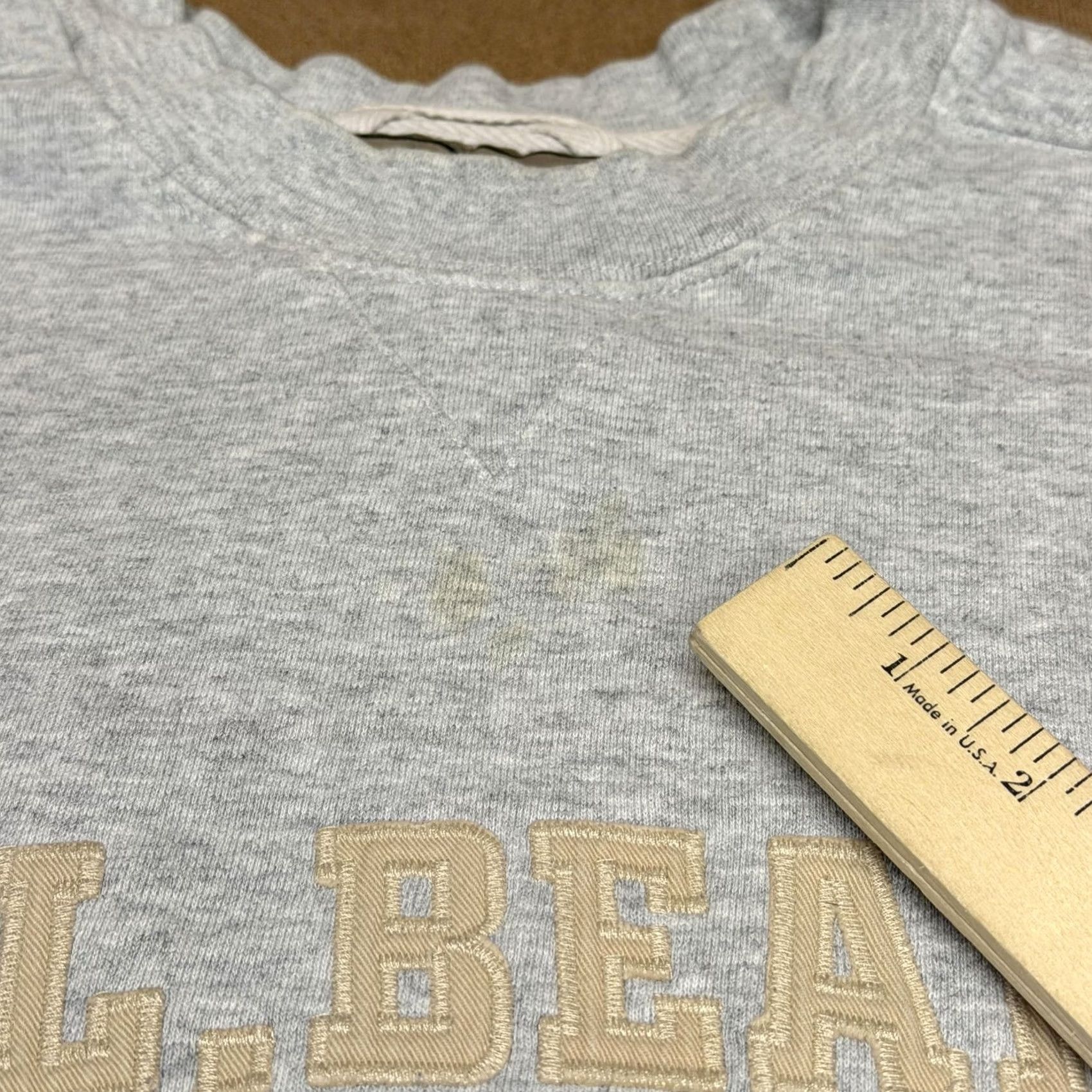 Vintage L.L. Bean Sweatshirt Mens XL Gray 1912 Embroidered Crewneck Pullover Fleece Size US XL / EU 56 / 4 - 2 Thumbnail
