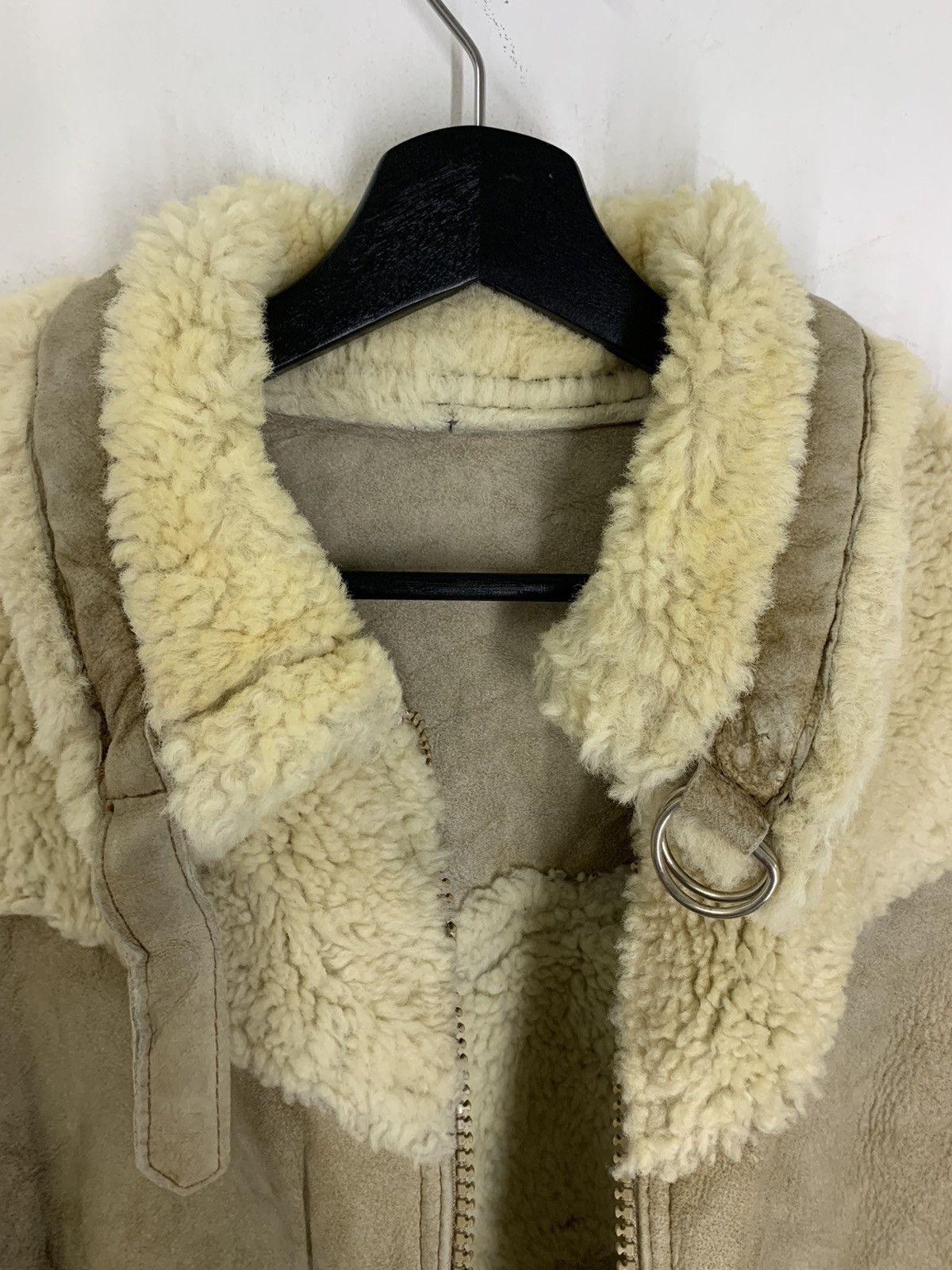 Schott Vintage 60s/70s Shearling Coat Real Sheepskin Tannery East Size US M / EU 48-50 / 2 - 12 Thumbnail