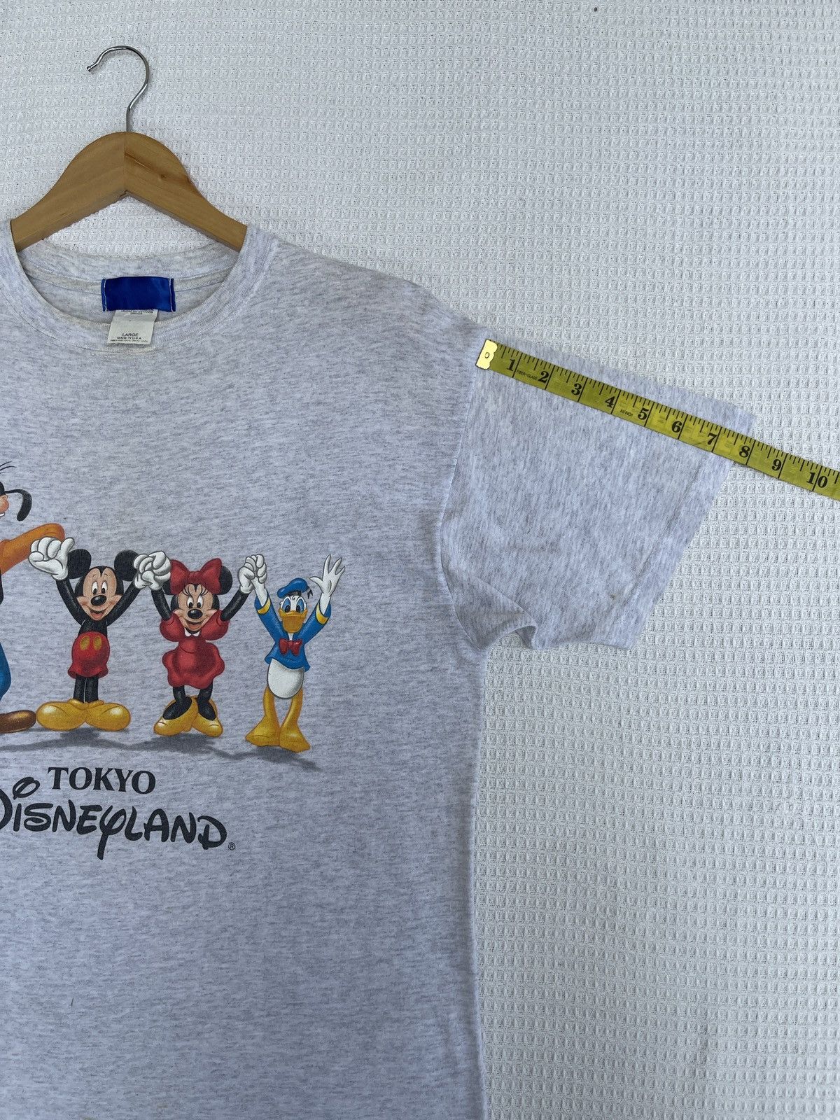 Disney Rare🔥Vintage 90s Tokyo Disneyland Mirror T-Shirt Size US L / EU 52-54 / 3 - 13 Thumbnail