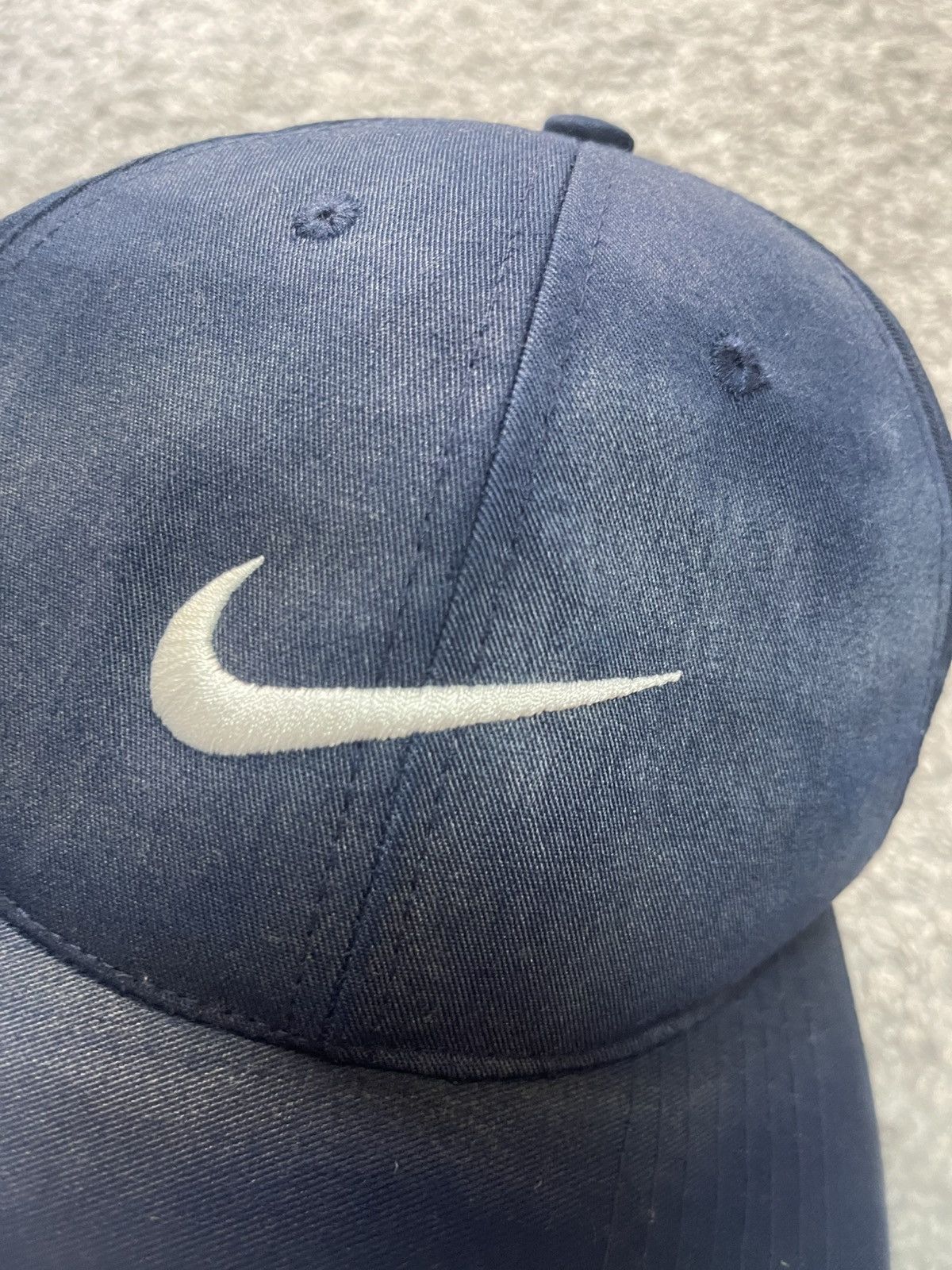 Nike Nike Vintage Y2K Swoosh Blue Cap Baseball Size ONE SIZE - 5 Thumbnail
