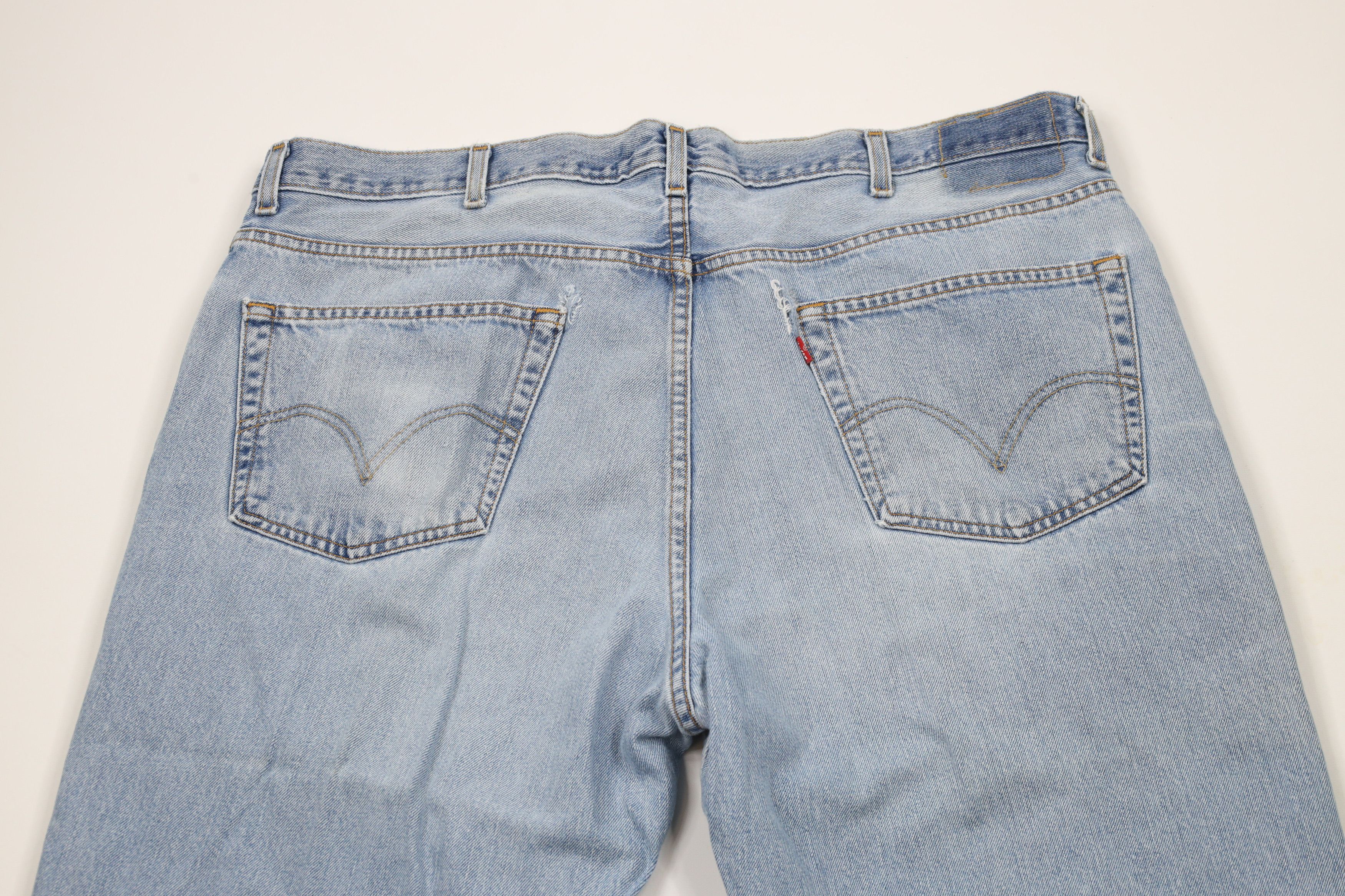 Levi's × Vintage Vintage Y2K Levis 550 Relaxed Fit Tapered Leg Denim Jeans Size US 42 / EU 58 - 14 Thumbnail