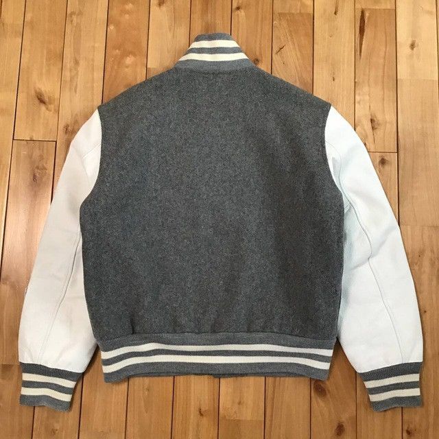 Bape × Nigo 🔥Not sold in store🔥 BAPE leather sleeve varsity jacket NIGO Size US M / EU 48-50 / 2 - 2 Thumbnail