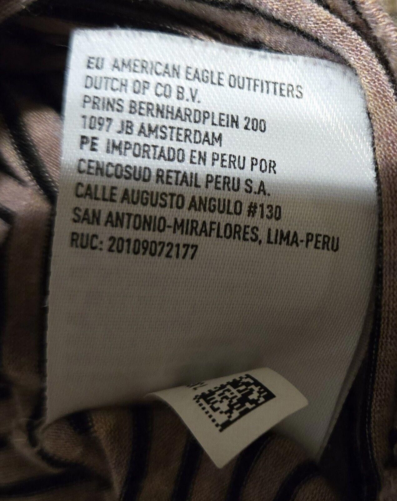 Designer American Eagle Outfitters Soft & Sexy Women’s T Pink Black M Size M / US 6-8 / IT 42-44 - 5 Thumbnail