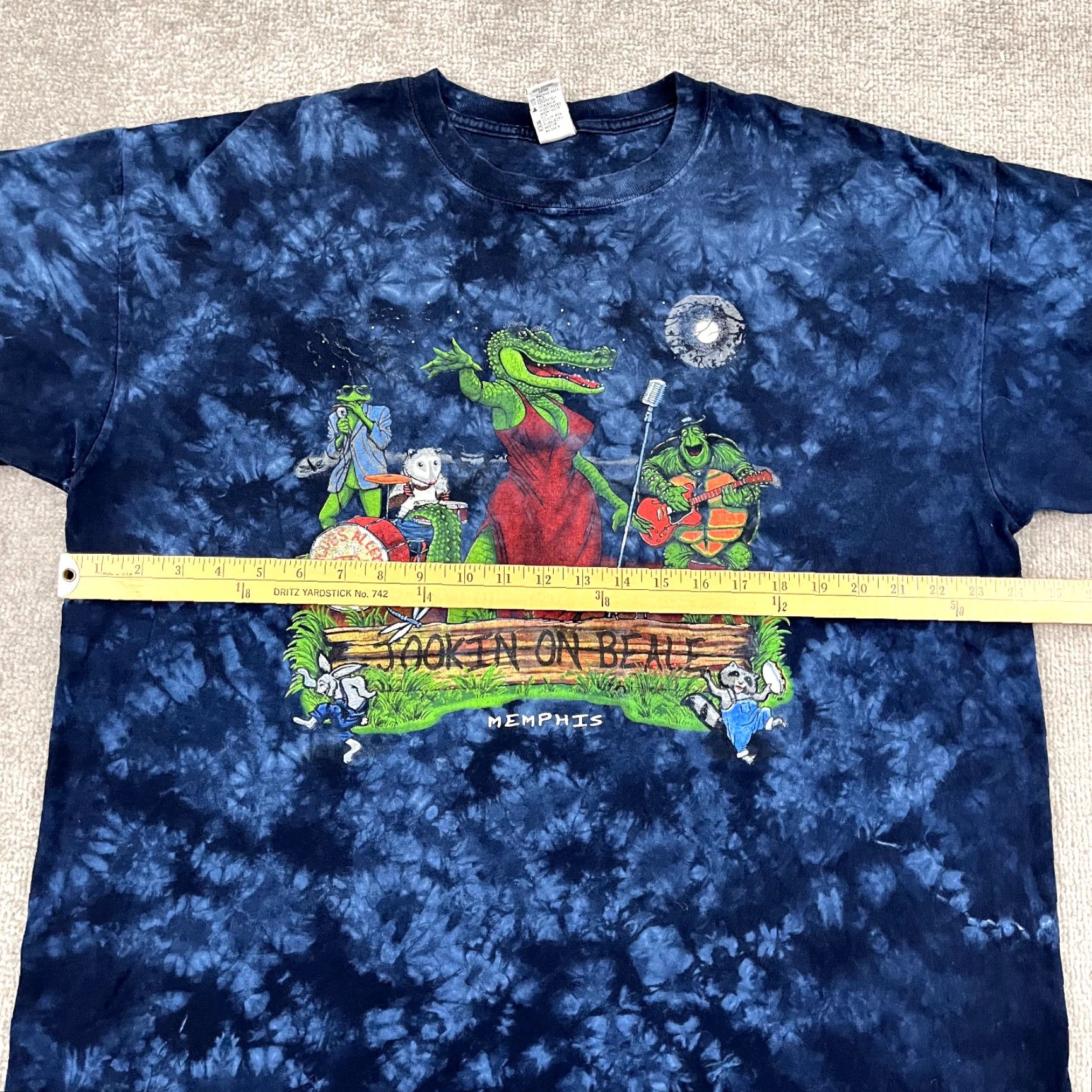 Vintage Sundog Graphic Tee Mens XL Blue Alligator Animals T-Shirt Size US XL / EU 56 / 4 - 7 Thumbnail